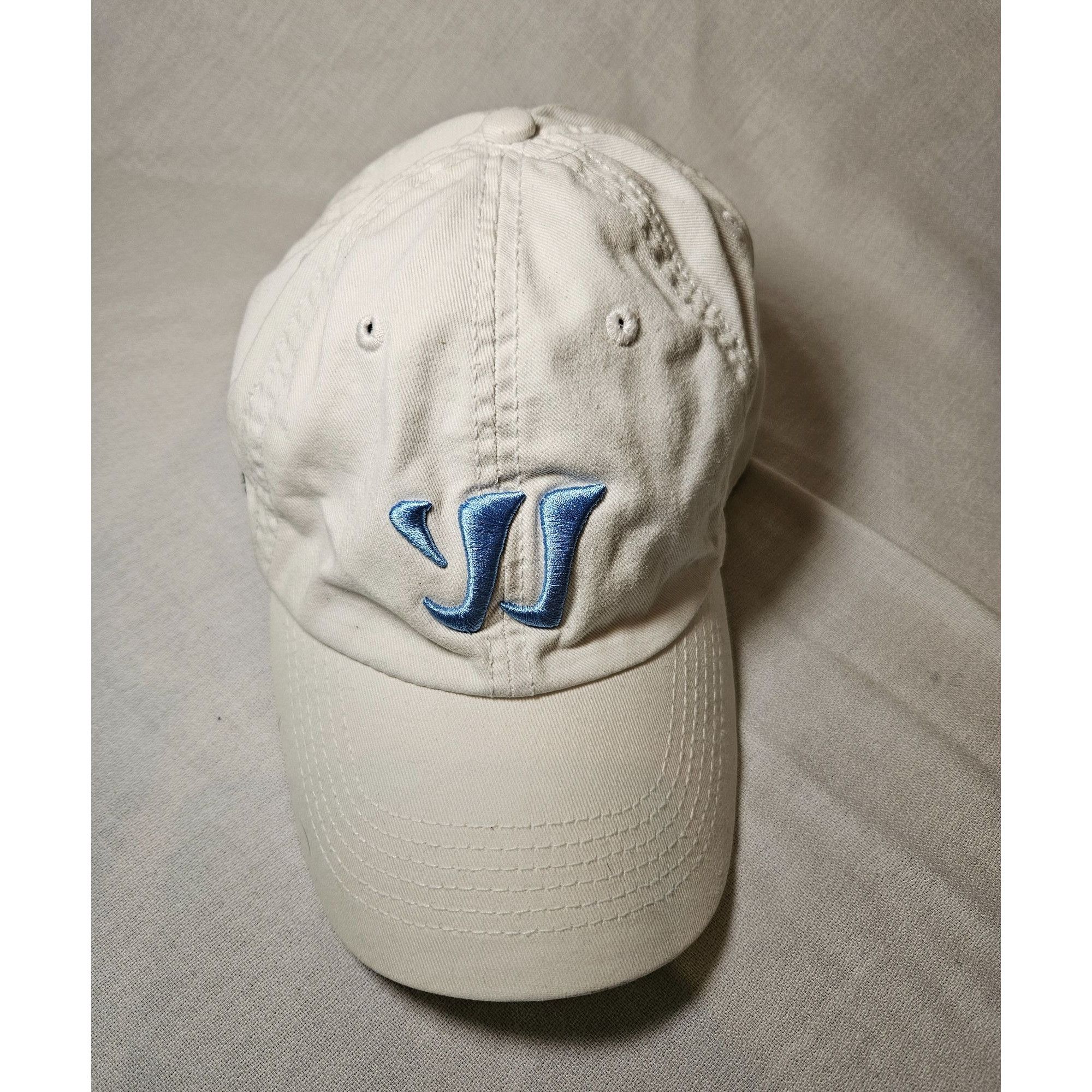 Warrior Warrior Lacrosse Hockey Strapback Hat Cap White Blue Size ONE SIZE - 1 Thumbnail