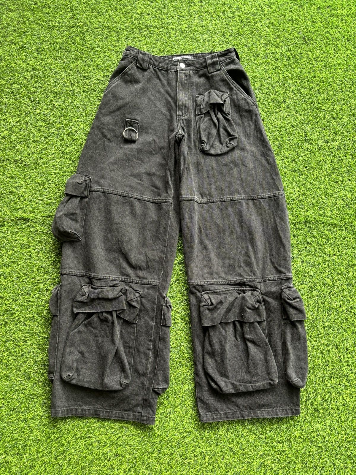 Hysteric Glamour Y2k Multi Pocket Project Wave Ifsix Punk Style Pants Size US 28 / EU 44 - 1 Thumbnail