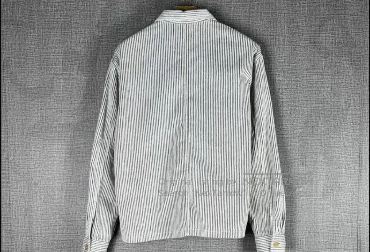 Dior White Striped Long Sleeve Button. Size US M / EU 48-50 / 2 - 2 Thumbnail