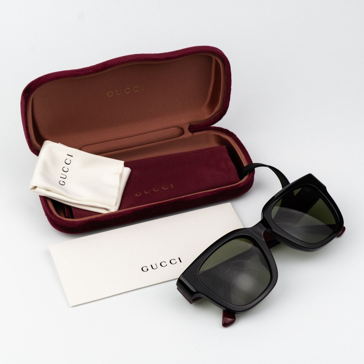 Gucci NEW Gucci GG1670SK 005 Square Unisex Sunglasses Size ONE SIZE - 9 Thumbnail