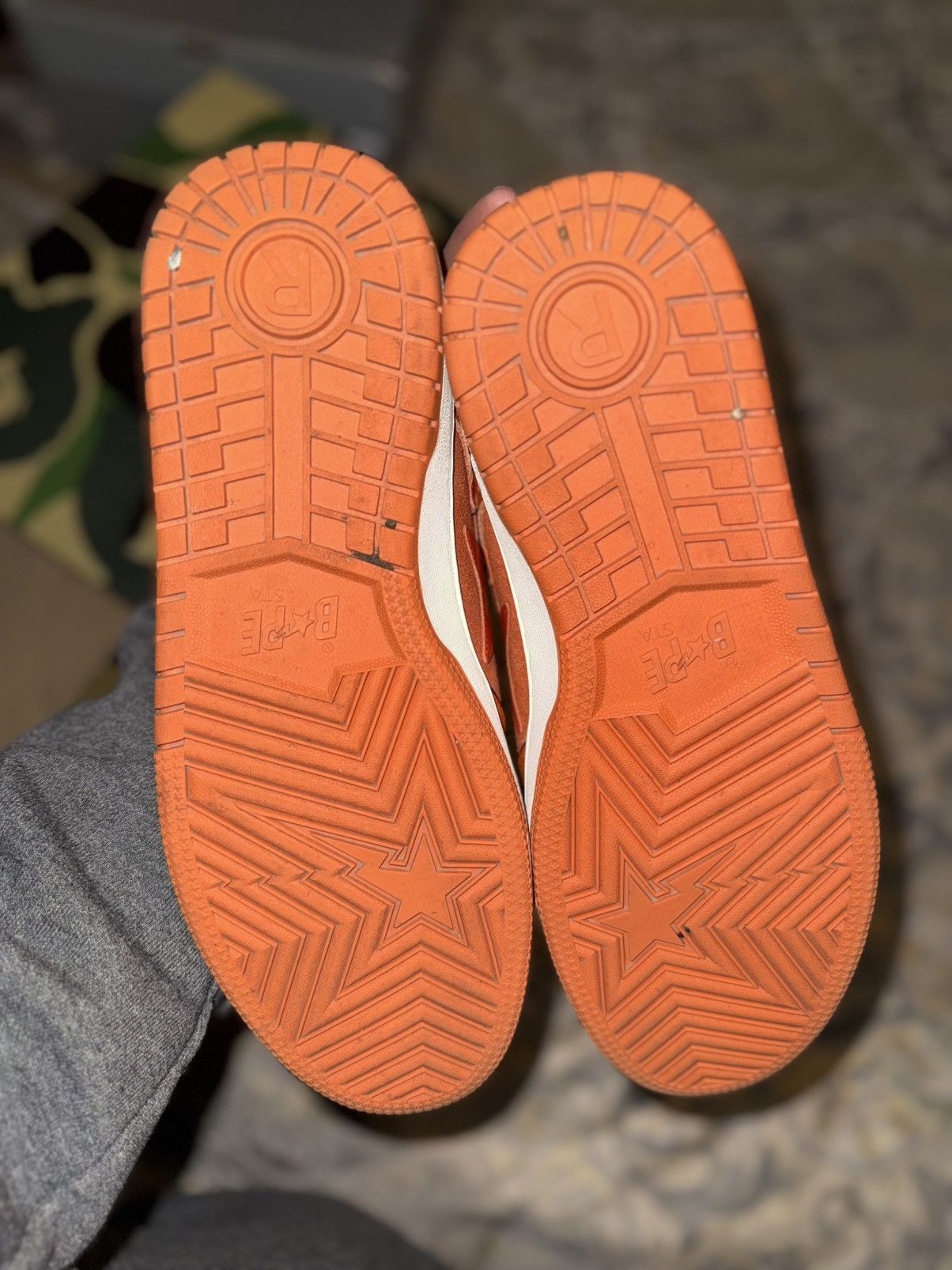 Bape Bape Sk8 Sta #2 M1 Orange Size US 9.5 / EU 42-43 - 5 Thumbnail