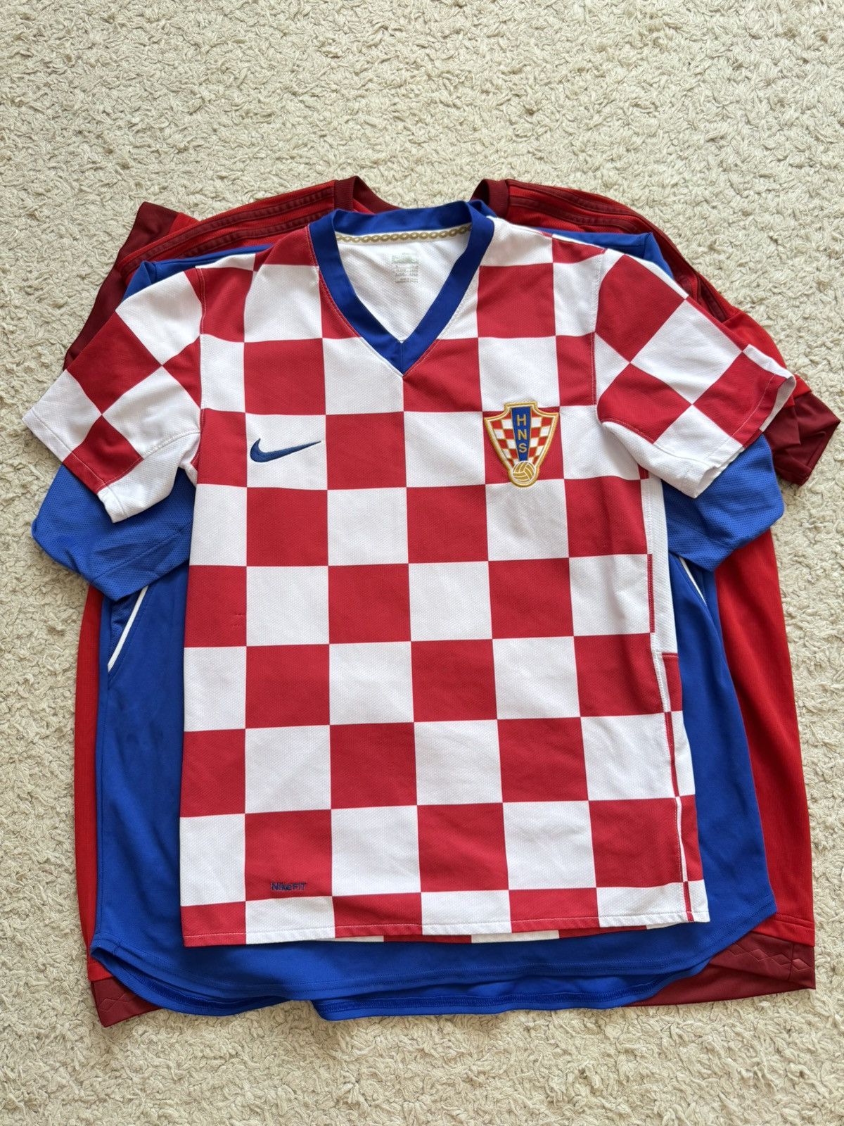 Nike Vintage Croatia 2008-2009 Home Soccer Jersey Football Shirt Size US S / EU 44-46 / 1 - 3 Thumbnail
