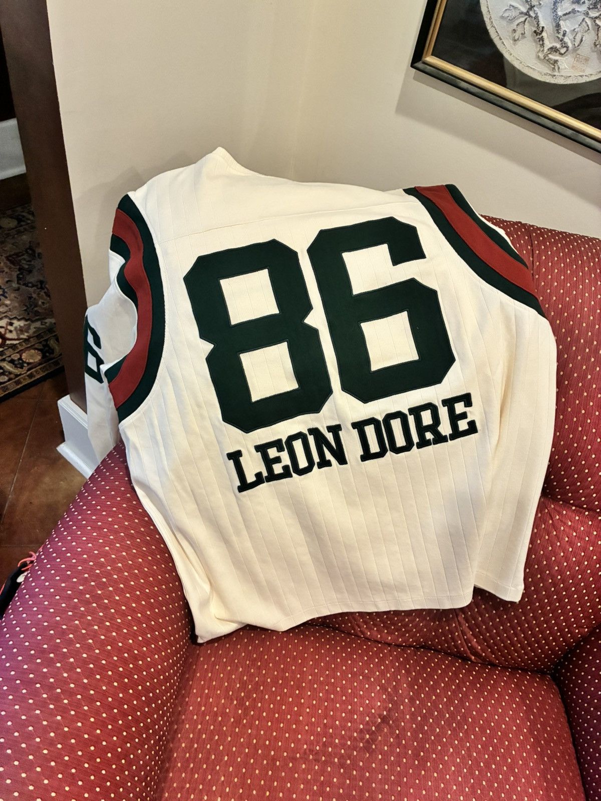 Aime Leon Dore Ribbed football jersey Size US L / EU 52-54 / 3 - 3 Thumbnail