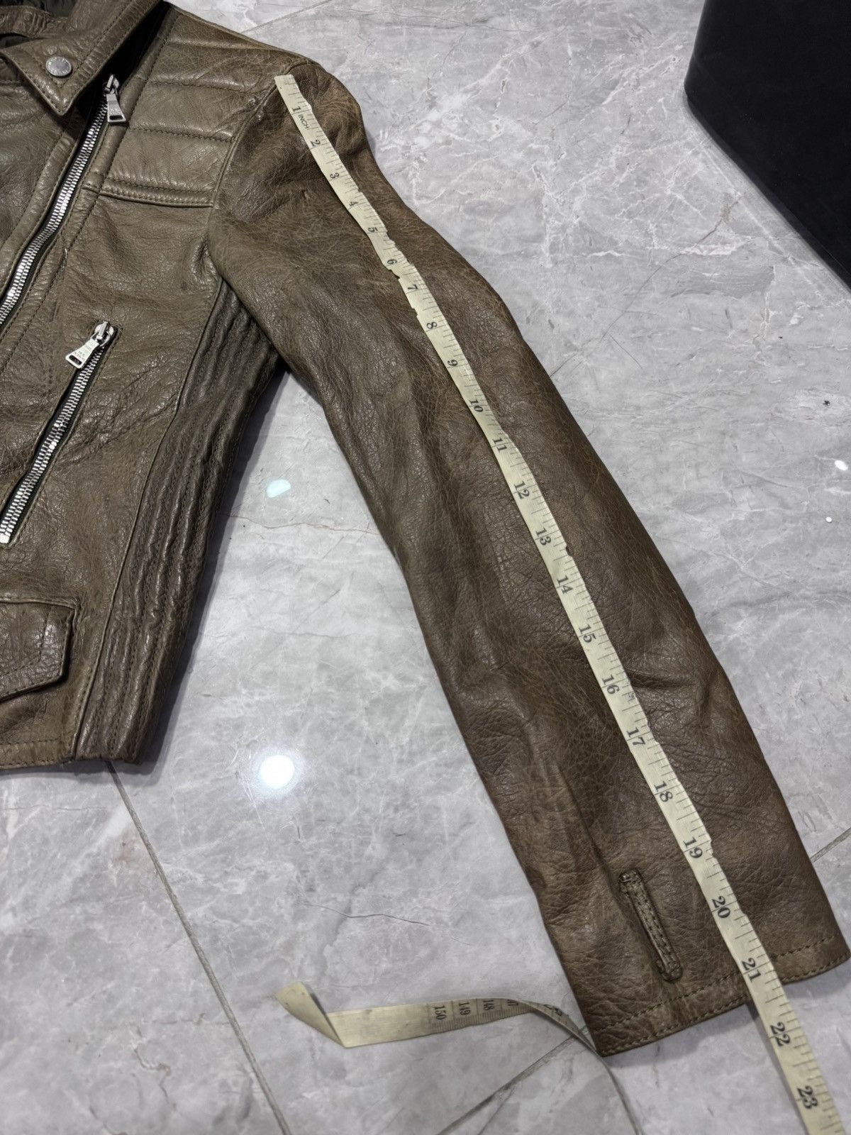 Neil Barrett Neil Barrett Italy Lambskin Leather Biker Jacket - XXS Size US XXS / EU 40 - 14 Thumbnail
