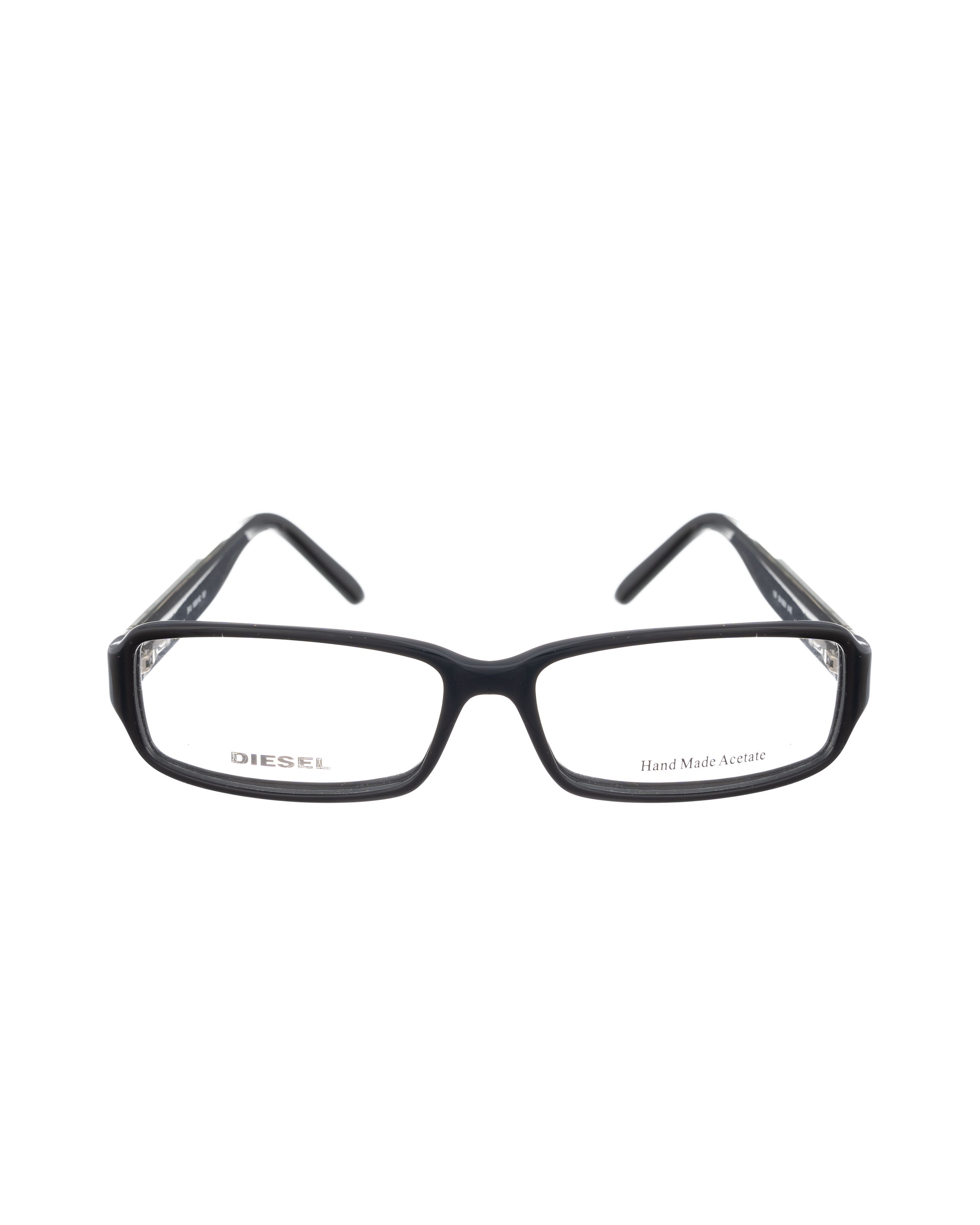 Diesel Diesel 00s Black Plastic Glasses with Silver Temples Size ONE SIZE - 2 Thumbnail
