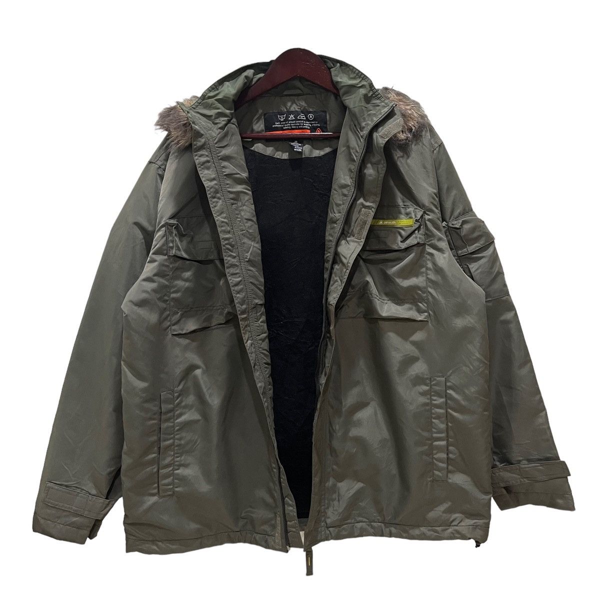 Airwalk Vintage Airwalk Military Hoodie Bomber Jacket Size US M / EU 48-50 / 2 - 9 Thumbnail