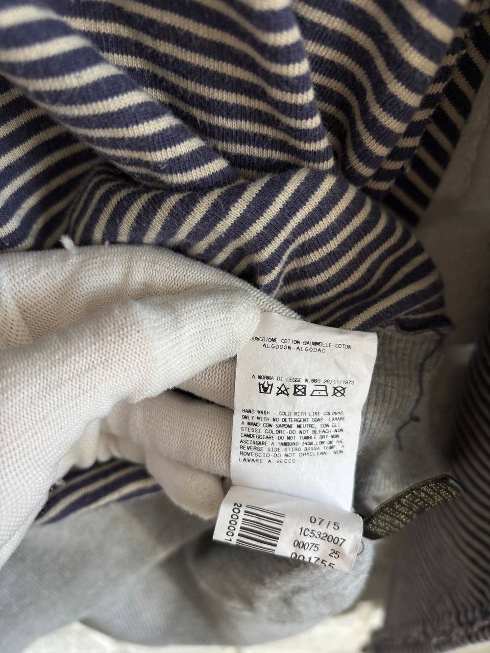 Just Cavalli Just Cavalli striped hoodie vintage Size US L / EU 52-54 / 3 - 11 Thumbnail