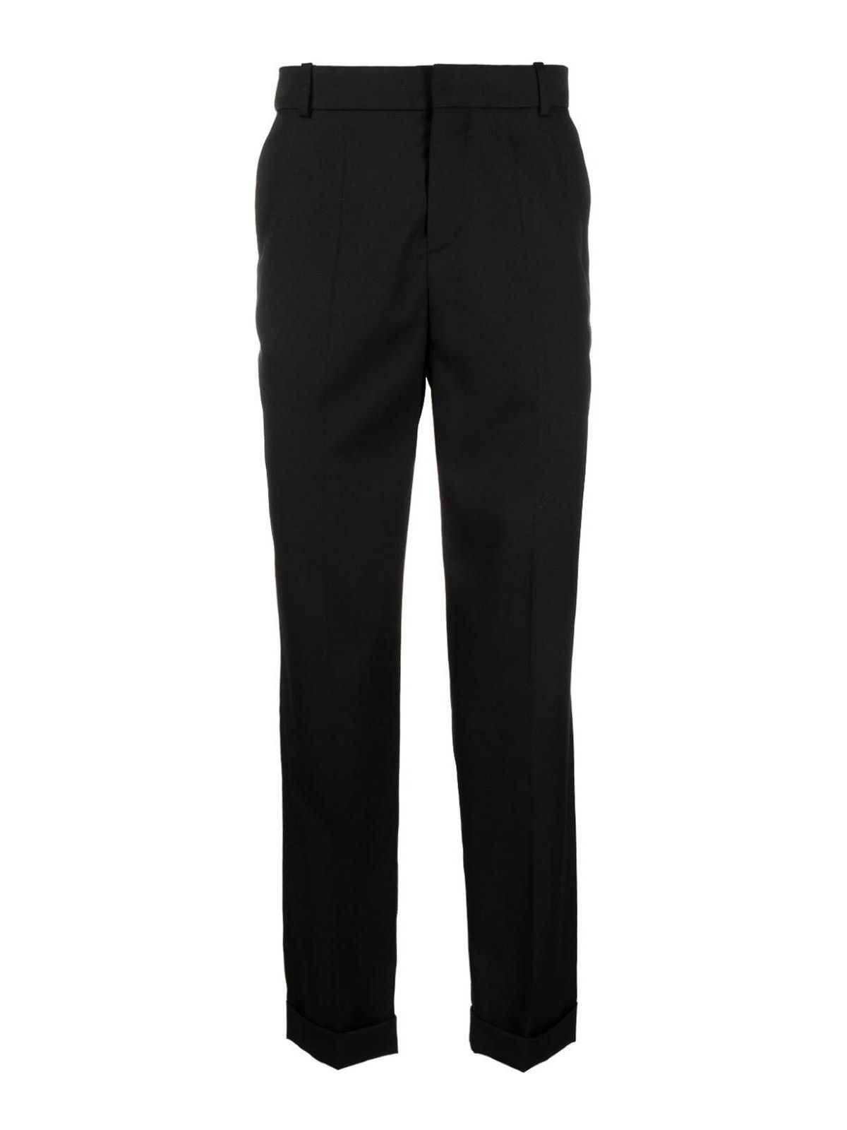 Balmain Balmain Tailored Trousers - Black Wool Size US 38 / EU 54 - 8 Thumbnail
