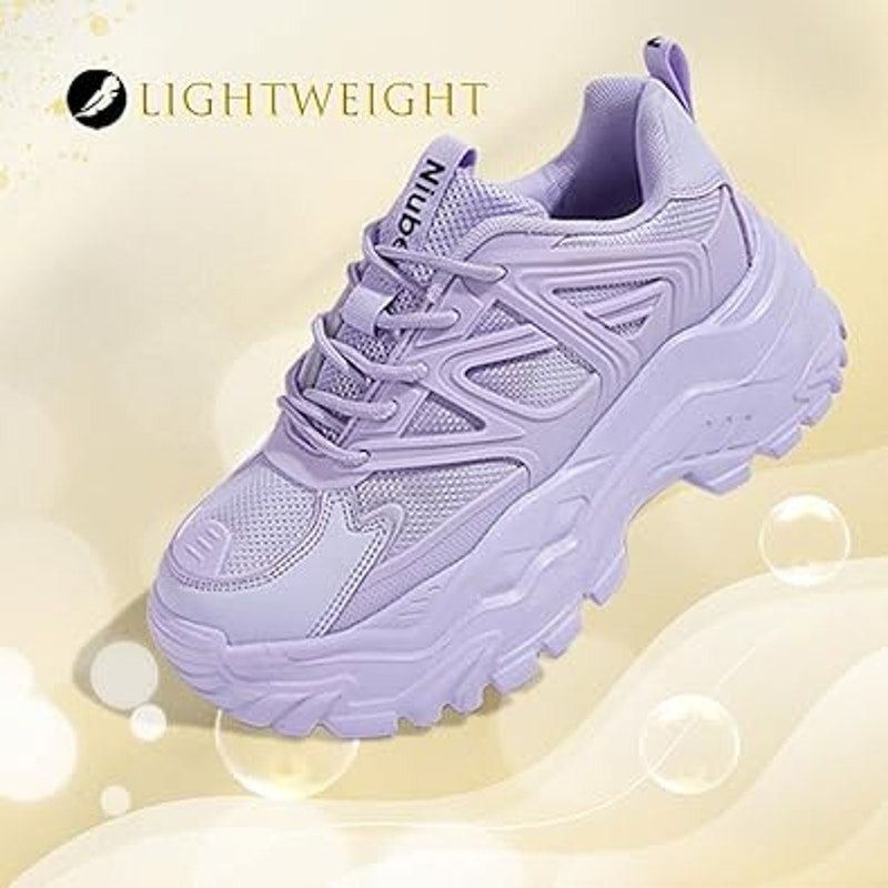 Other Niluber Women's Size 9 Purple Faux Leather Lace-Up Sneakers Size US 9 / IT 39 - 4 Thumbnail