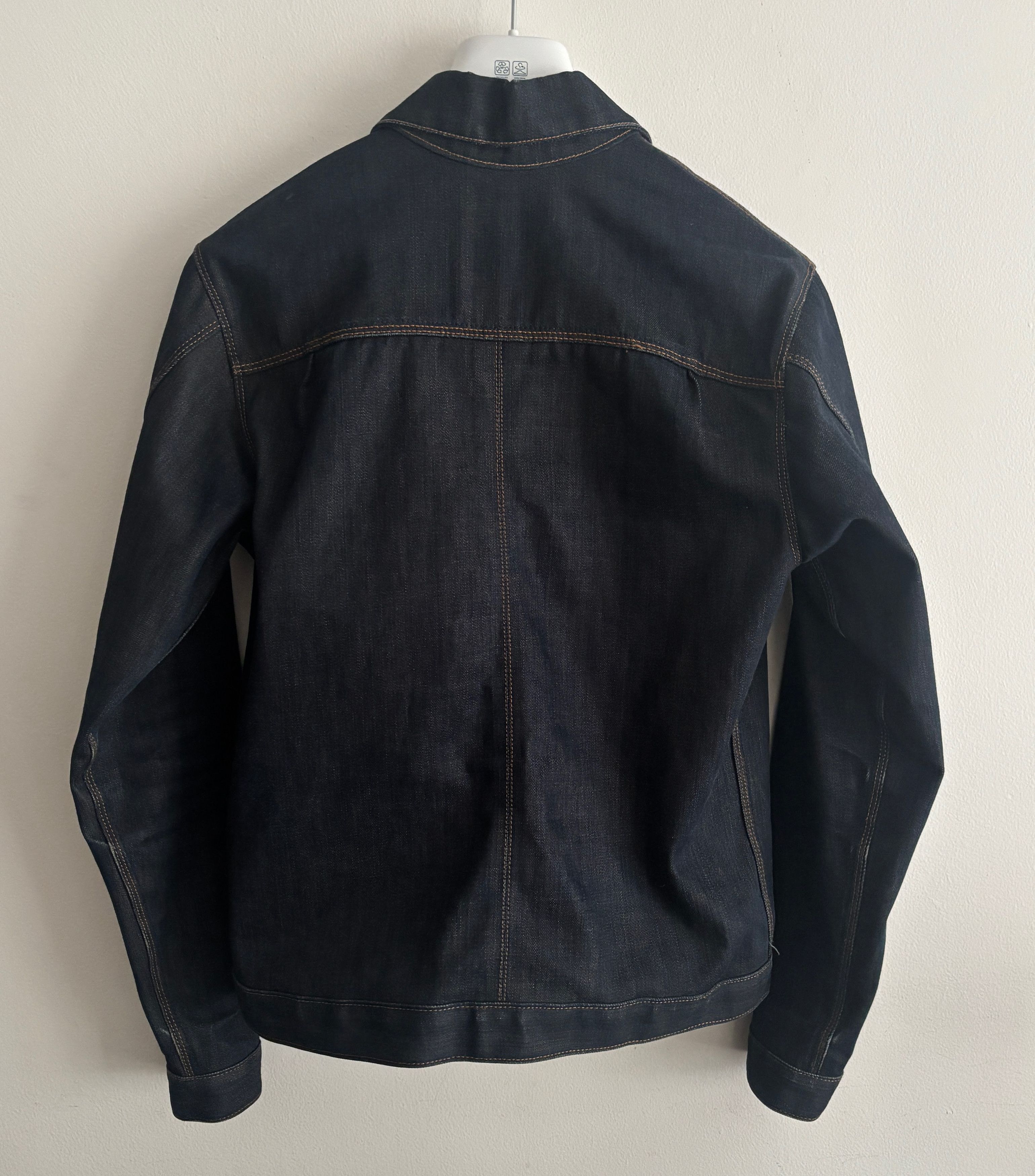 Raleigh Denim $585 Cone Mills White Oak Blue/ Indigo Raw Denim Jacket Size US S / EU 44-46 / 1 - 10 Thumbnail