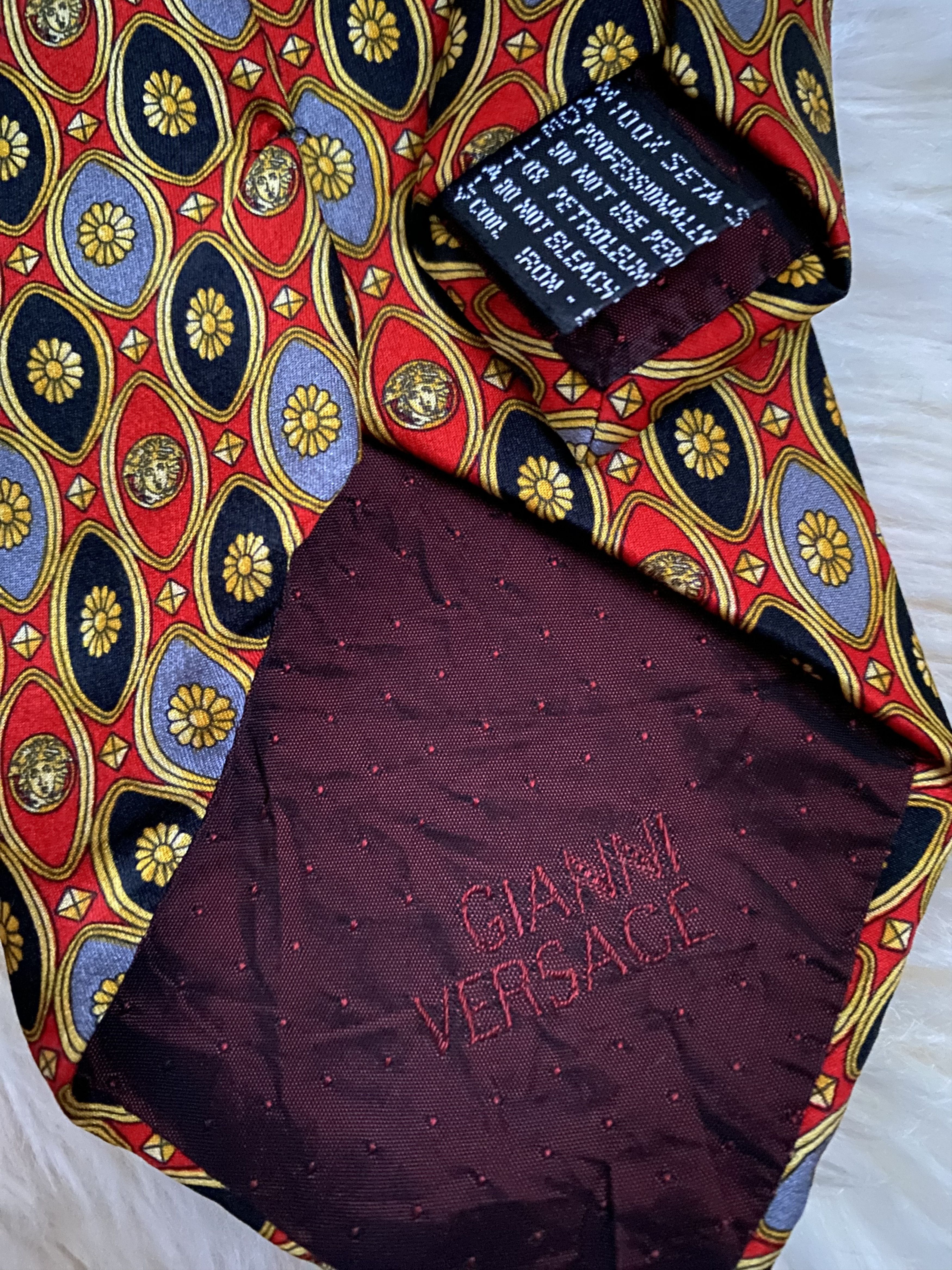 Versace Gianni Versace Tie Silk Vintage Size ONE SIZE - 5 Thumbnail