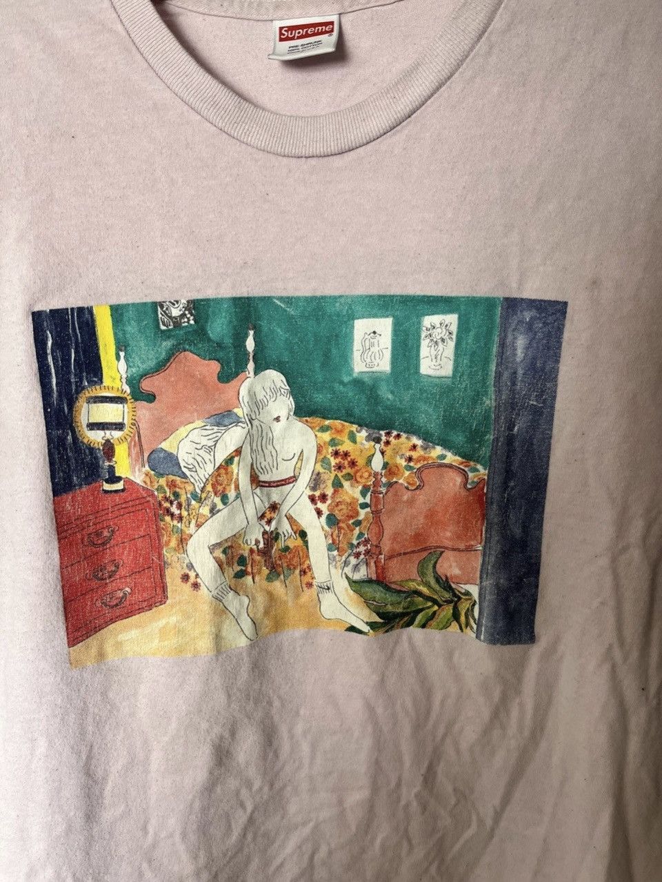 Supreme Supreme “Bedroom” Tee in Light Pink Size US L / EU 52-54 / 3 - 2 Thumbnail