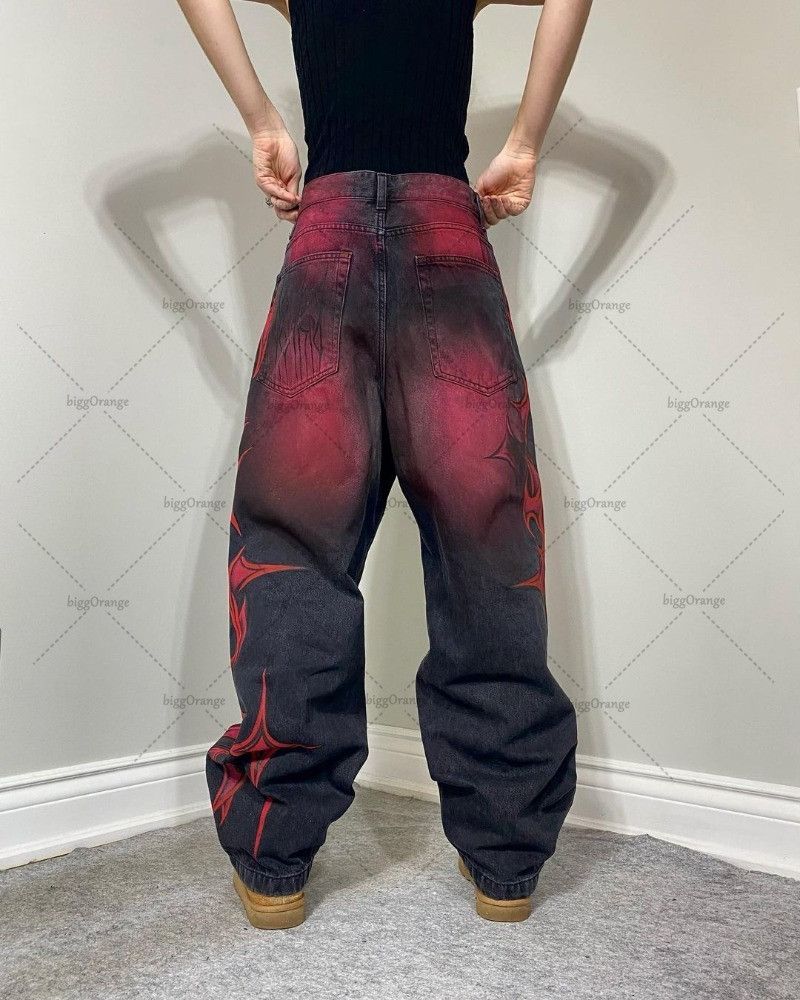 Designer × Japanese Brand Goth Punk Baggy Jean Size US 38 / EU 54 - 4 Thumbnail