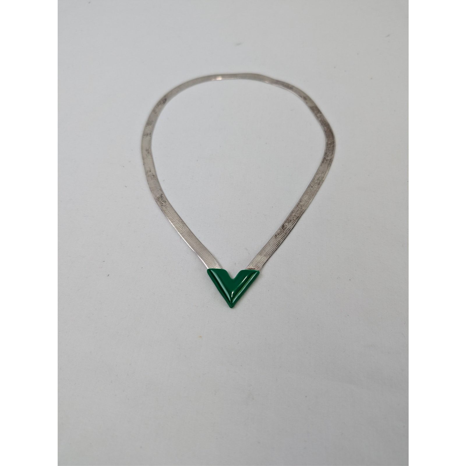 Bottega Veneta o1rshd1 Size: OS/ Sterling Silver / Enamel Necklace Parakeet Size ONE SIZE - 1 Thumbnail