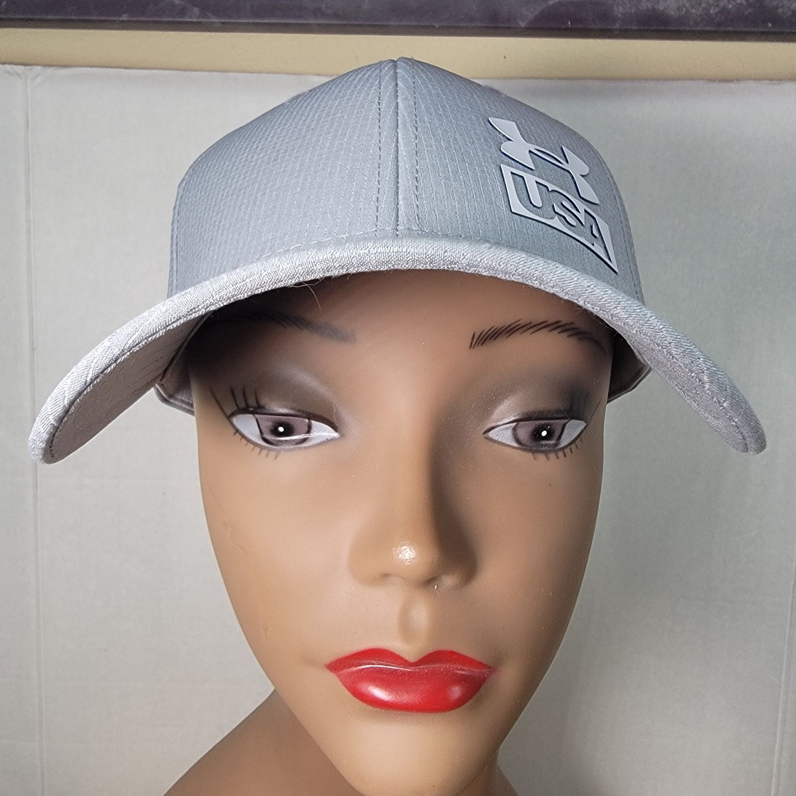Under Armour Under Armour Grey "USA" Ball Cap - Size M/L Size ONE SIZE - 2 Thumbnail