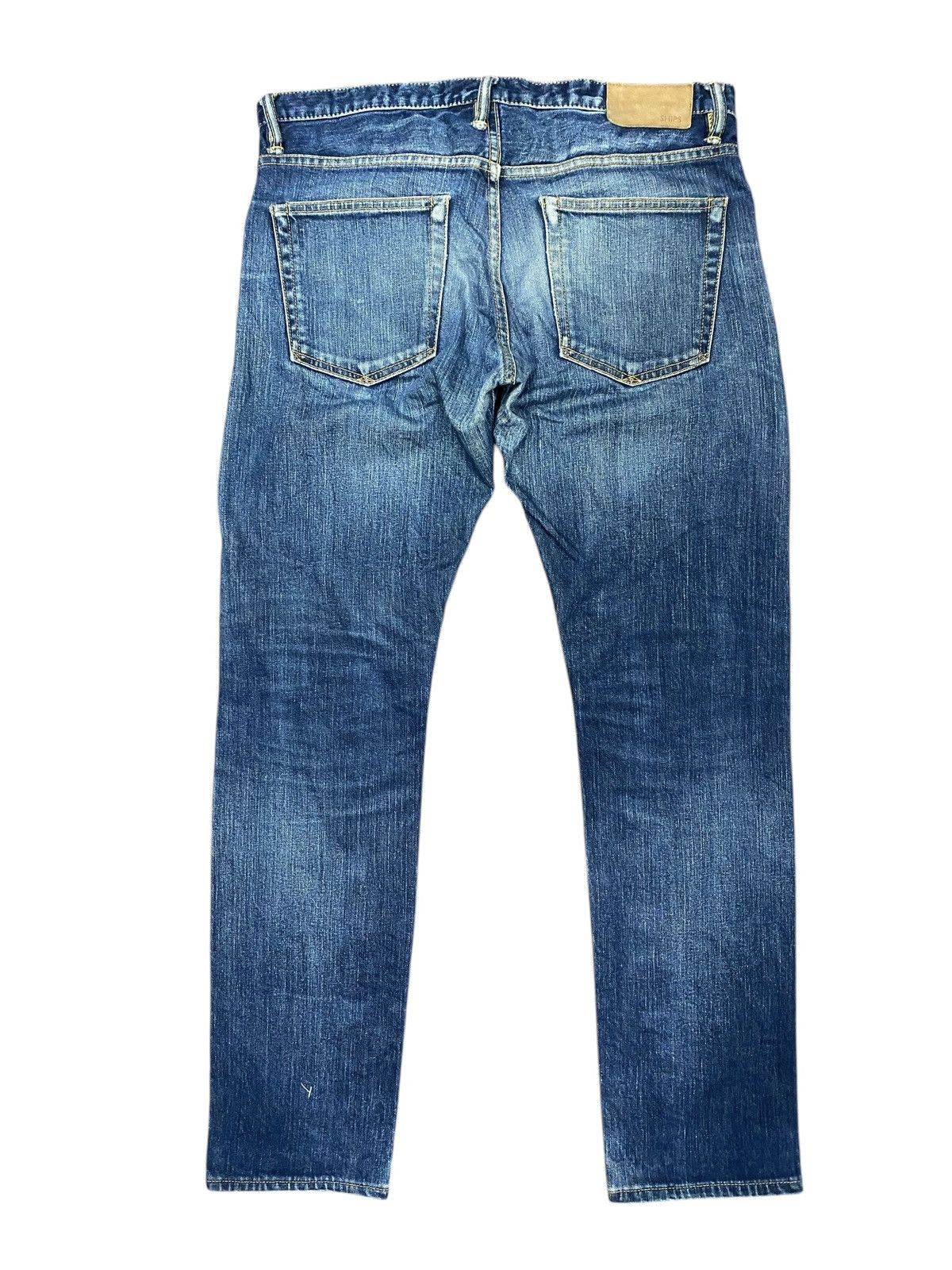20471120 SHIPS Denim Redline Selvage Skinny Size US 34 / EU 50 - 4 Thumbnail