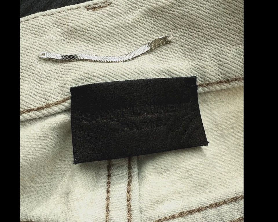Saint Laurent Paris Saint Laurent Paris White carrot shaped jeans Size US 30 / EU 46 - 6 Thumbnail