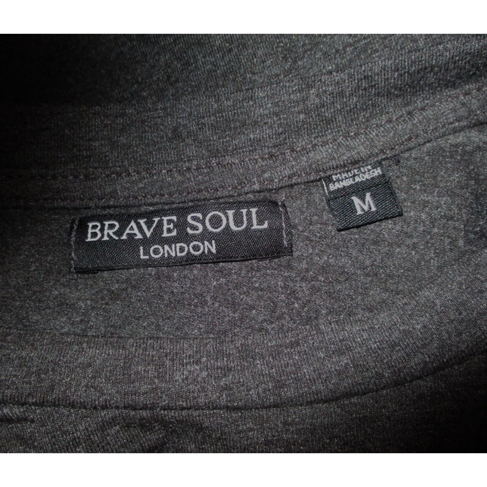Brave Soul BRAVE SOUL London Charcoal Knee Length Dress Women's M Casual All Seasons Cotton Blend Knit Long Sleeve Boat Neck Pullover Untitled? Size M / US 6-8 / IT 42-44 - 6 Thumbnail