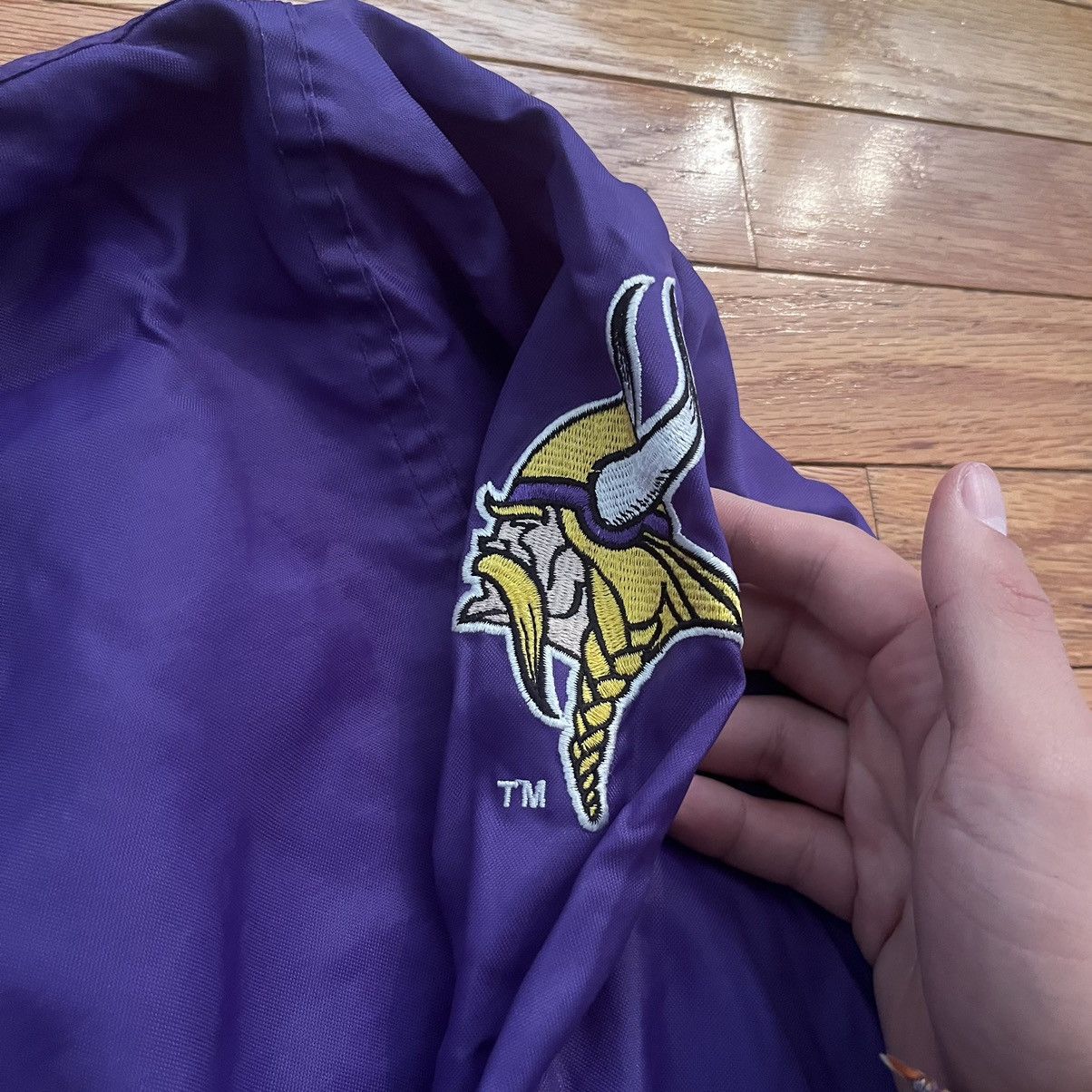 NFL × Pro Player × Vintage VTG Pro Player Vikings Pullover Windbreaker Size US XXL / EU 58 / 5 - 5 Thumbnail