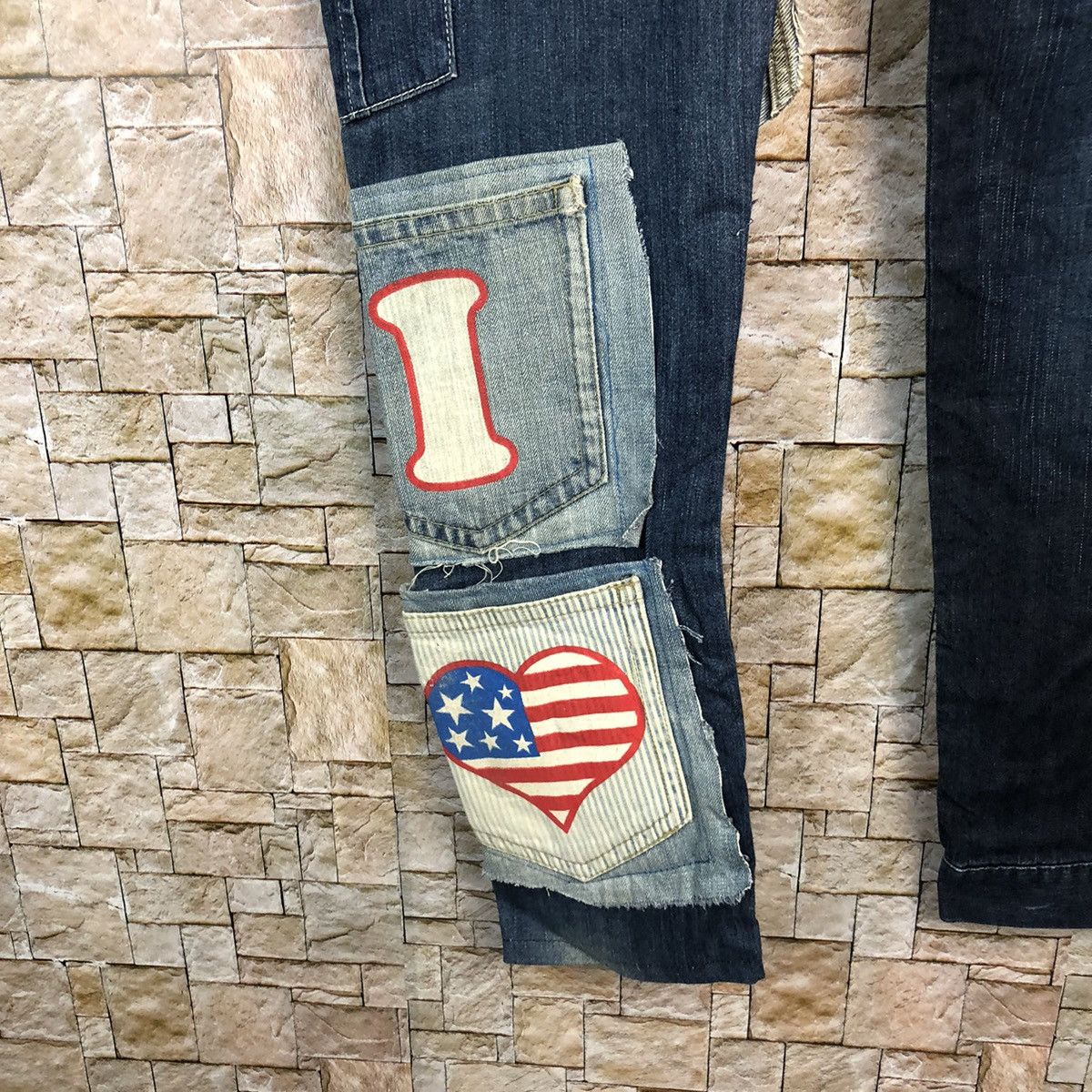 Marithe + Francois Girbaud Marithe Francois Girbaund Blue Custom Denim Pants #A572 Size US 30 / EU 46 - 12 Thumbnail