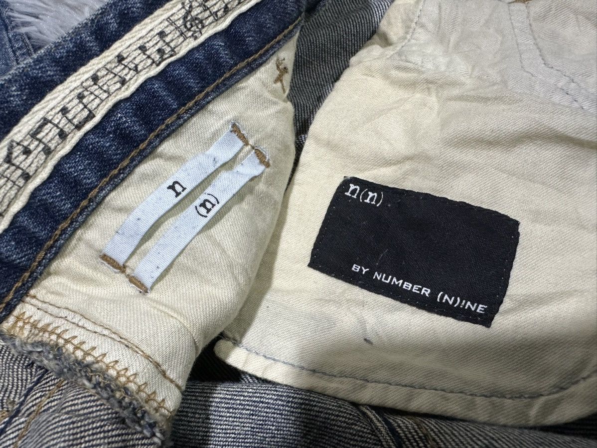 Number (N)ine 🔥Y2K 2000s Number (N)ine Note Denim Distressed Size US 30 / EU 46 - 6 Thumbnail