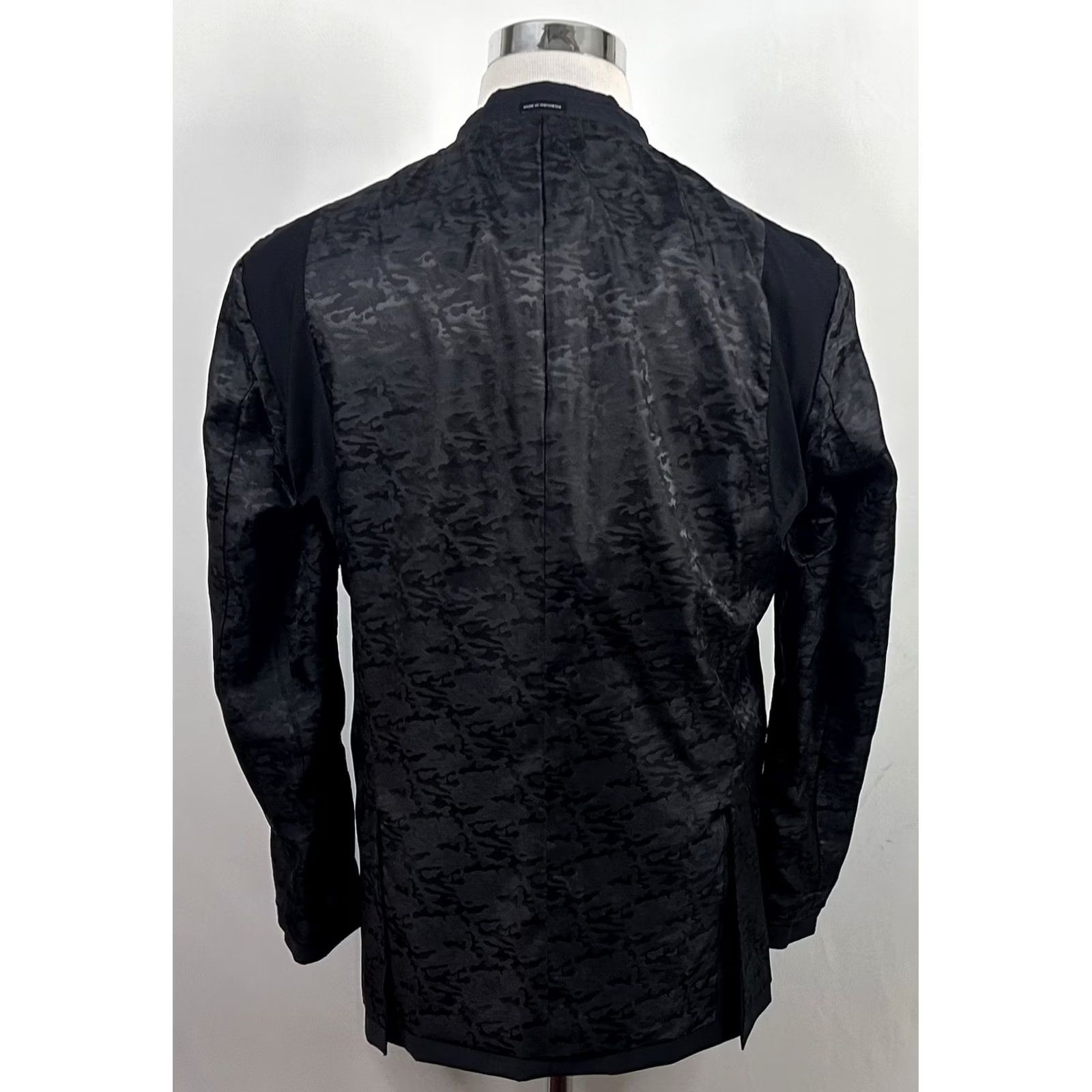 Joseph Abboud Joseph Abboud Sport Coat Black Plaid Two Button 44R Slim Fit Wool Blend Men Jacket Coat Vented Regular Length Size US XS / EU 42 / 0 - 8 Thumbnail