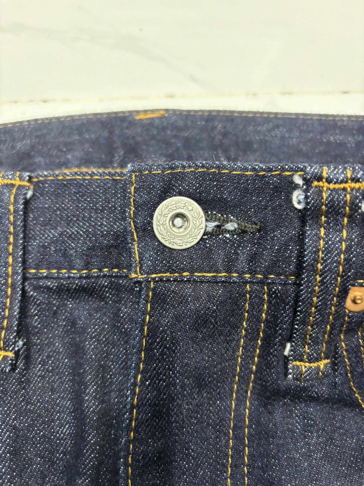 Kapital 🔥VTG FARMERS SELVEDGE BLUE JEANS MADE IN JAPAN Size US 30 / EU 46 - 16 Thumbnail