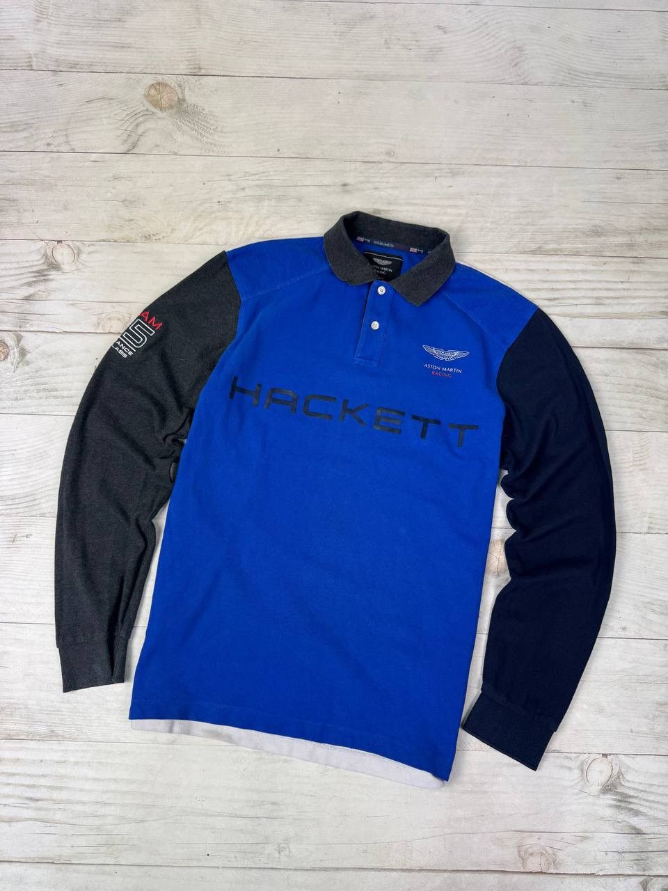 Hackett Hackett Aston Martin Racing Rugby Long Sleeve Size US M / EU 48-50 / 2 - 1 Thumbnail