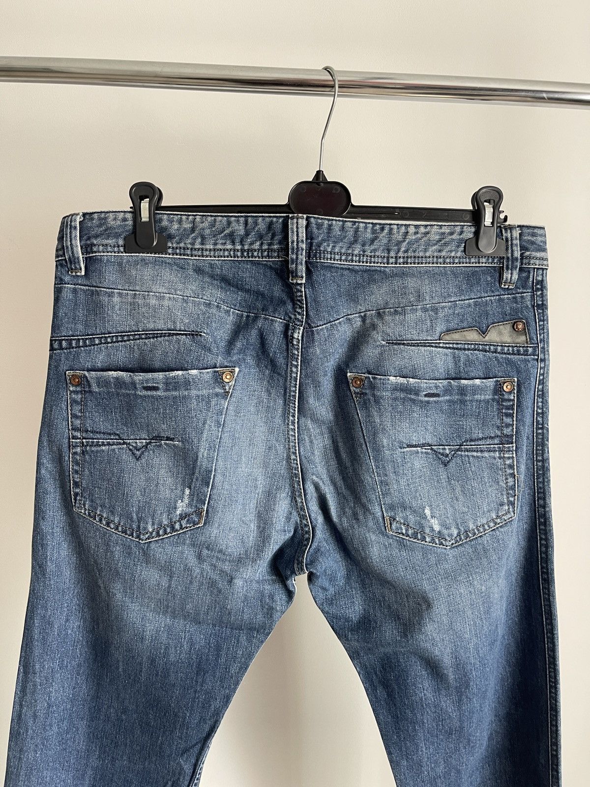 Diesel Vintage Diesel Blue Jeans Distressed Denim W36 Size US 36 / EU 52 - 4 Thumbnail