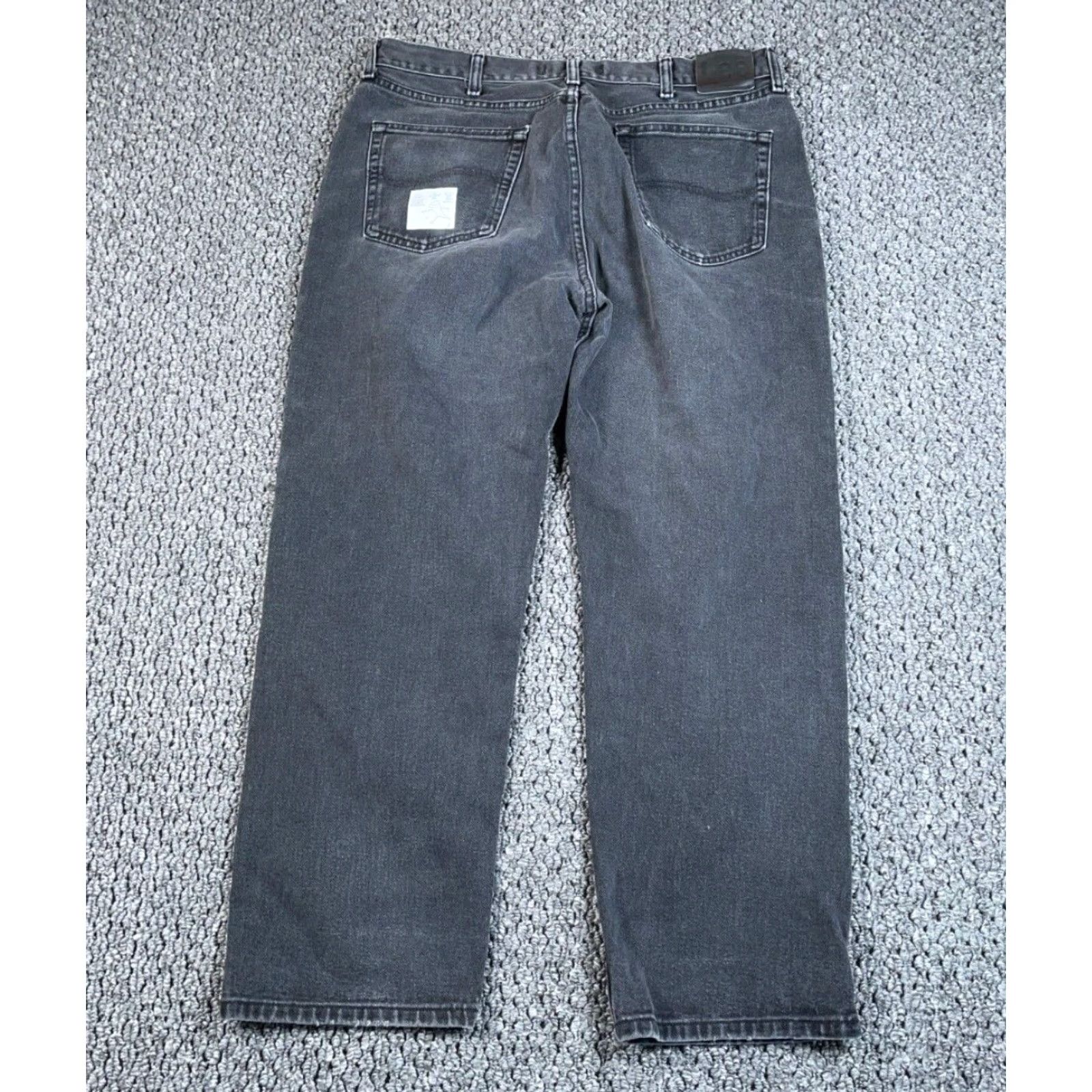 Lee VINTAGE Lee Men's Jeans 35x29 Relaxed Fit Cotton Denim Black Anime Jujutsu Kaisen Retro 90s Size US 35 - 2 Thumbnail