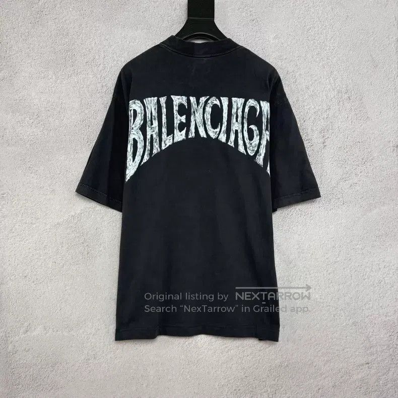 Balenciaga Balenciaga Hawaiian Island Palm Tree Printed Back Logo Sho Size US M / EU 48-50 / 2 - 2 Thumbnail