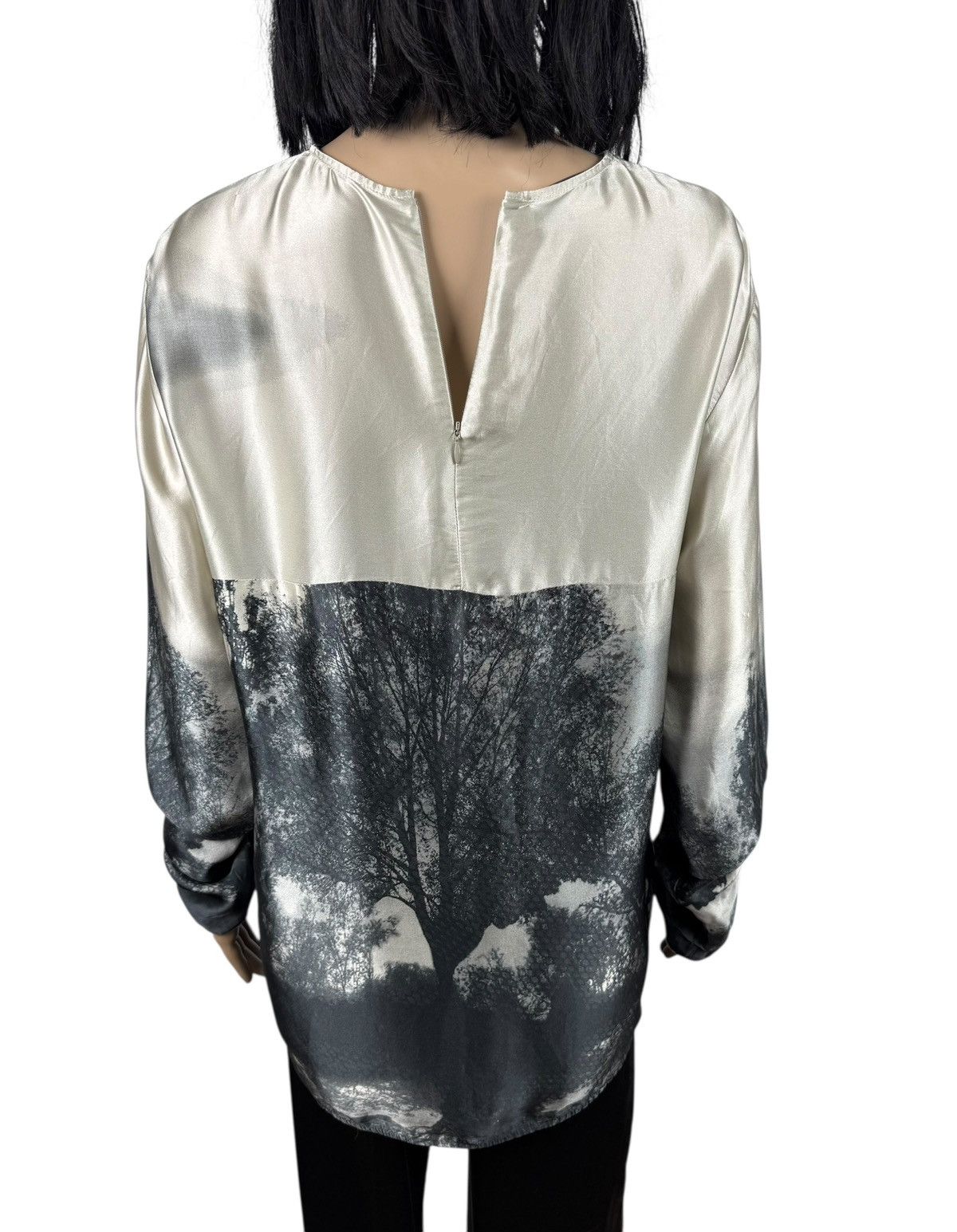 Stella McCartney Stella McCartney Silk Blouse Tree Printed Longsleeve size M Size M / US 6-8 / IT 42-44 - 9 Thumbnail