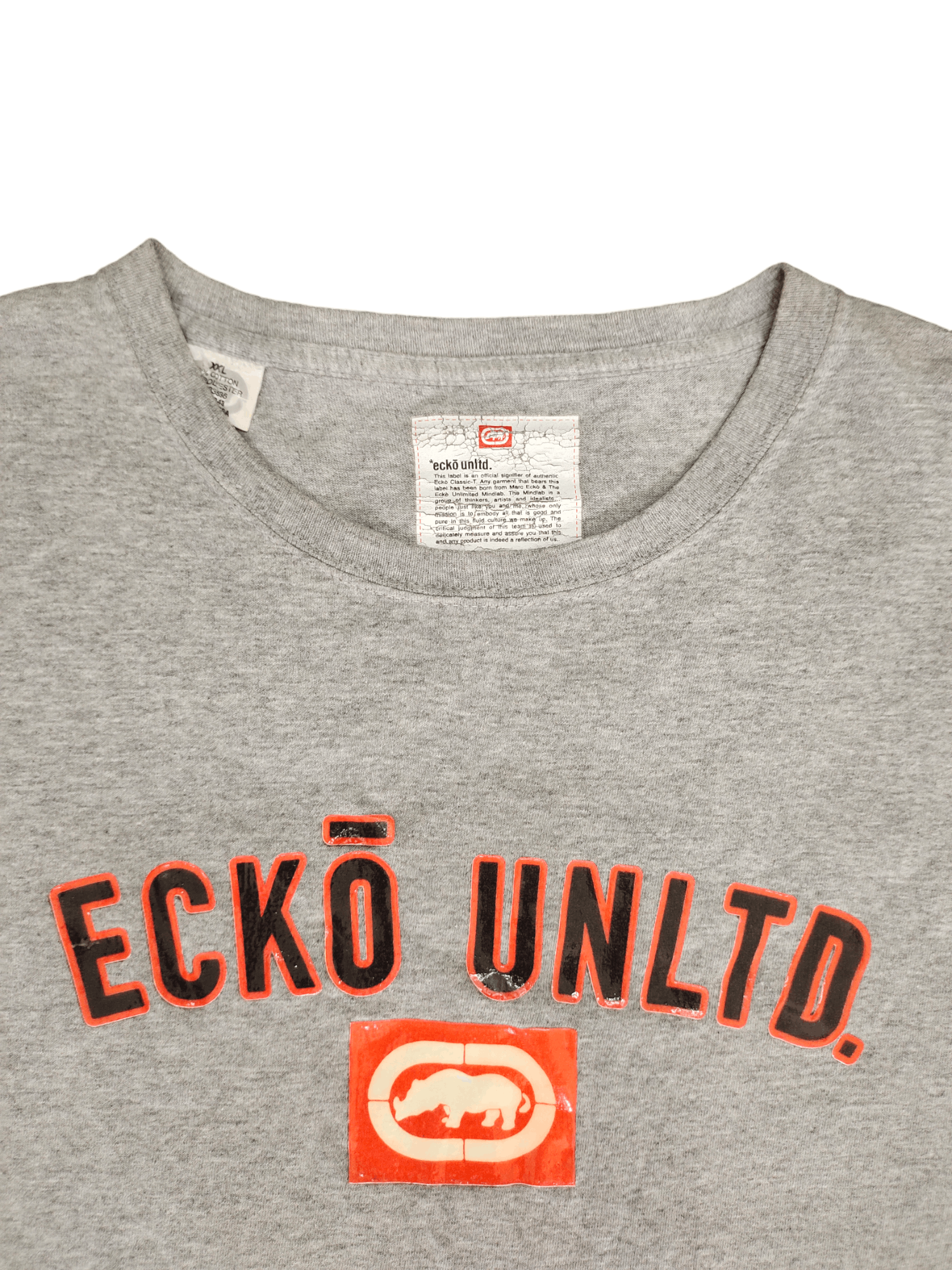 Ecko Unltd. Vintage 90s Ecko Unltd.Spell Out Made In Usa T-Shirt Jnco Size US XXL / EU 58 / 5 - 4 Thumbnail