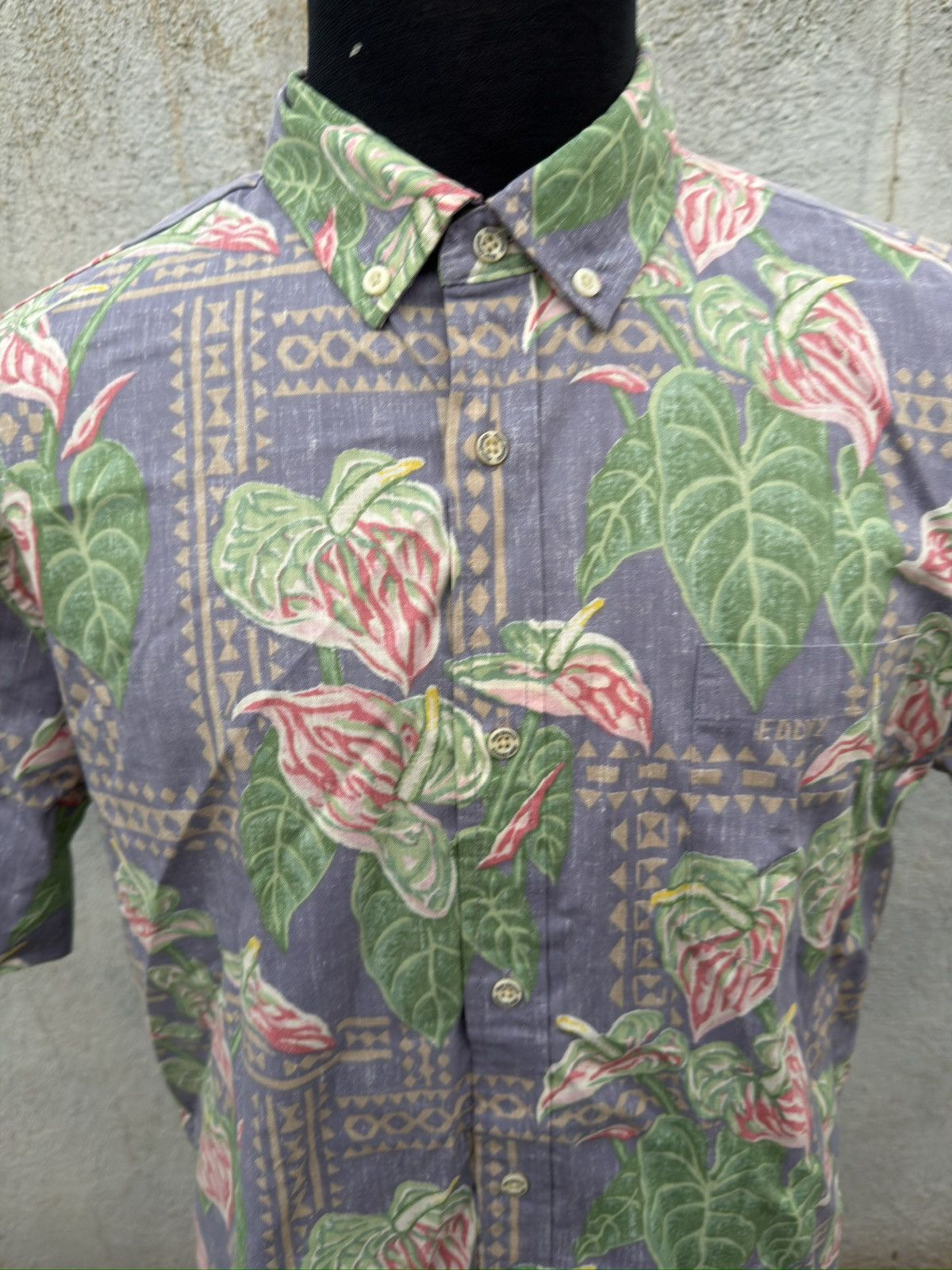Reyn Spooner New Reyn Spooner Tailored Hawaiian Purple Eddy Y Men's L Size US L / EU 52-54 / 3 - 3 Thumbnail