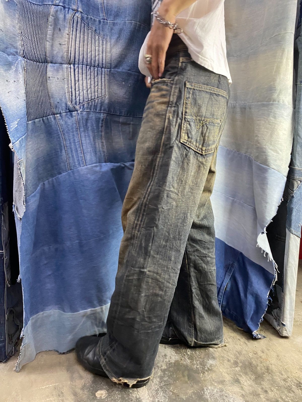 Edwin × If Six Was Nine vintage edwin selvedge 505z mudwash jeans pant Size US 29 - 18 Thumbnail