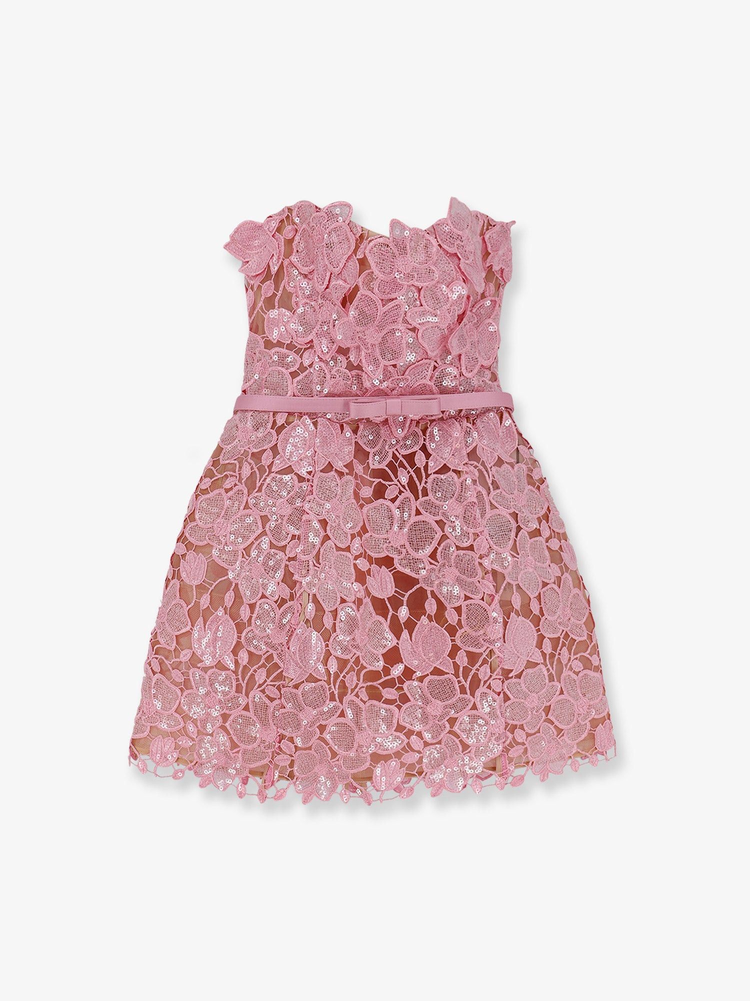 Novalie Mini Dress With Satin Belt