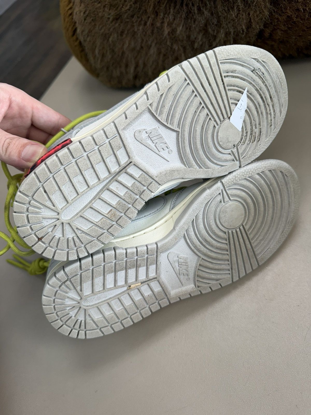 Nike Dunk Low Off White Lot 8 size 4 Size US 5.5 / IT 35.5 - 5 Thumbnail