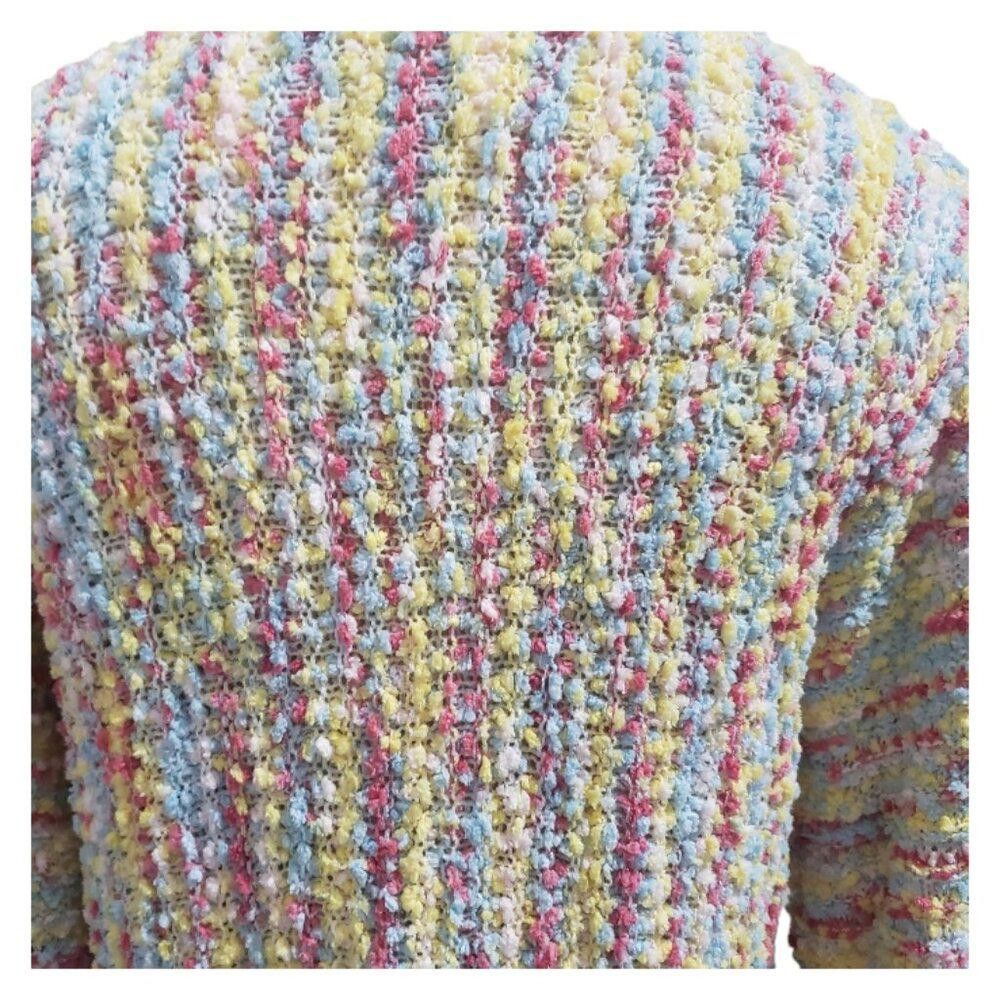 Designer CT1906 Ethyl Pastel Color V-neck Sweater M Size M / US 6-8 / IT 42-44 - 5 Thumbnail
