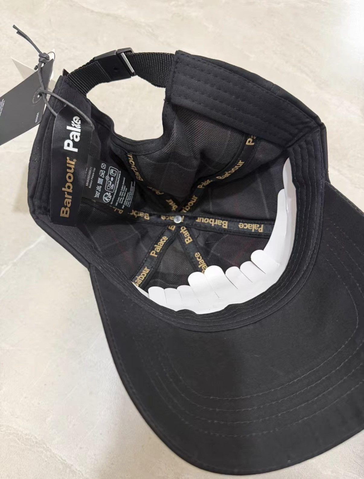Palace PALACE × BARBOUR Removable Patch Cotton Baseball Cap J34 Size ONE SIZE - 5 Thumbnail