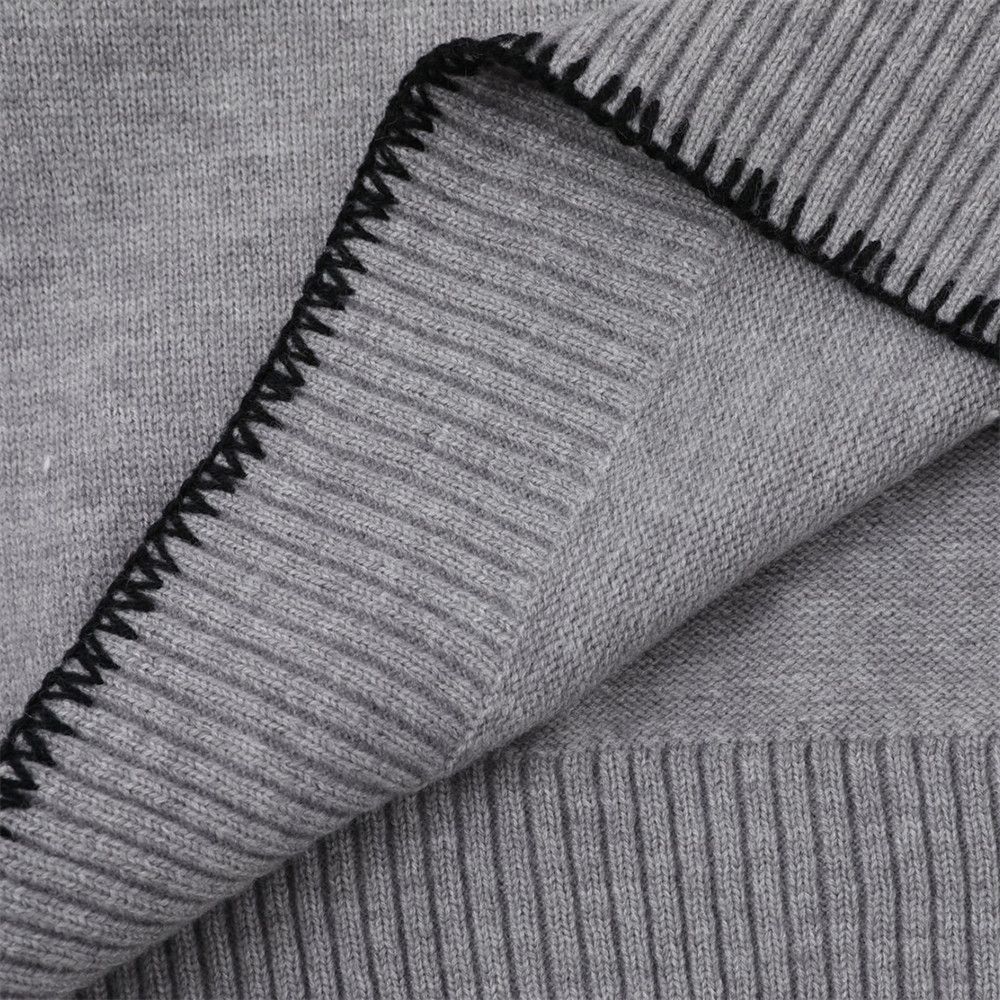 Vintage Men's retro loose casual knitted hooded sweater Size US M / EU 48-50 / 2 - 5 Thumbnail