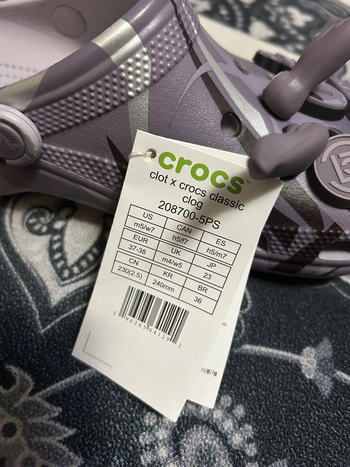 Crocs Crocs x Clot Sz5 Size US 5 / EU 37 - 7 Thumbnail