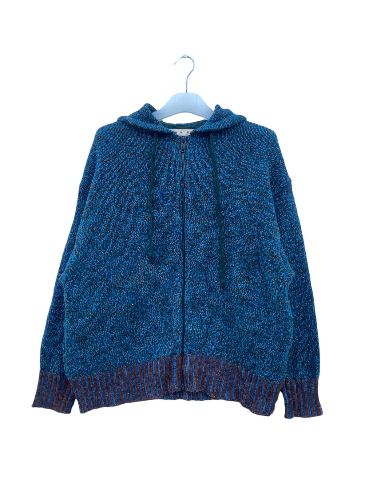 MARNI X UNIQLO KNITTED HOODIE JACKET