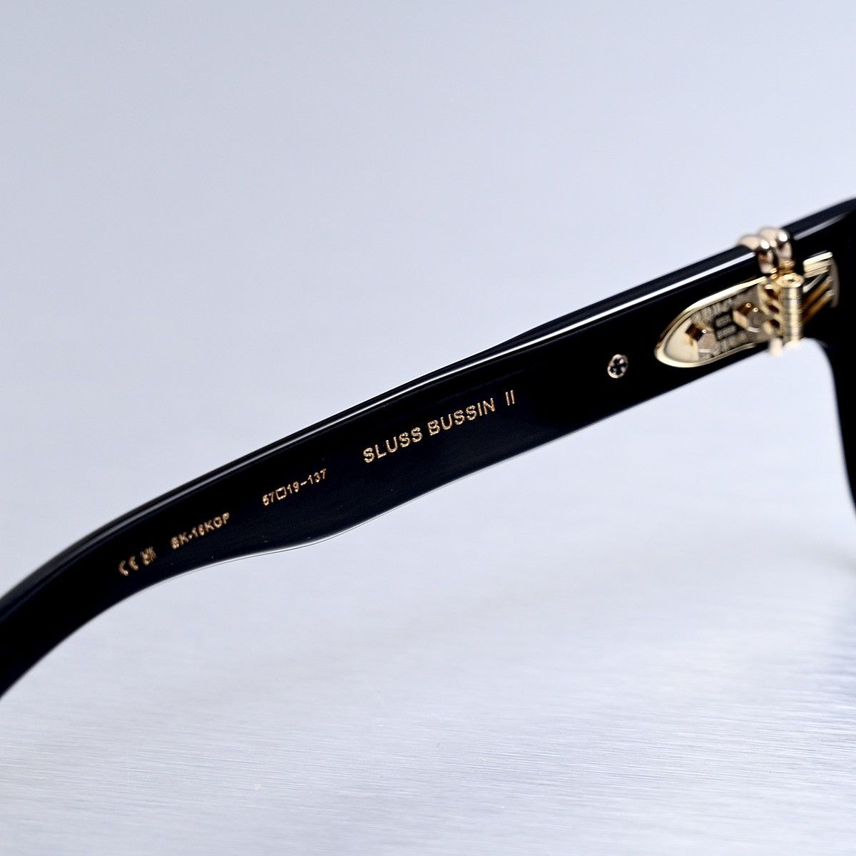 Chrome Hearts CHROME HEARTS SLUSS BUSSIN II BLACK-18KGP SUNGLASSES Size ONE SIZE - 6 Thumbnail