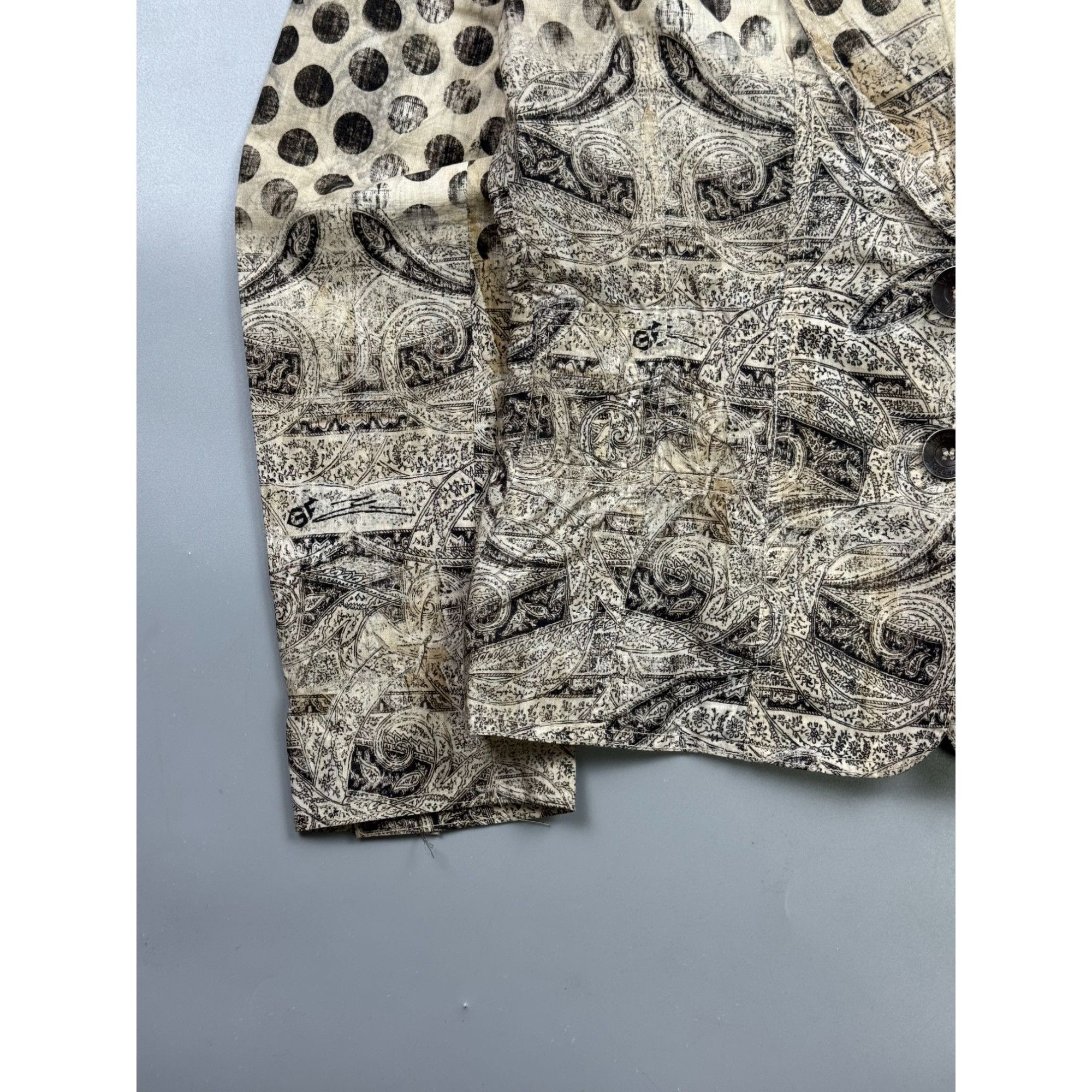 Gianfranco Ferre Gianfranco GF Ferre Vintage Abstract Pattern Blazer (Y1218) Size M / US 6-8 / IT 42-44 - 2 Thumbnail