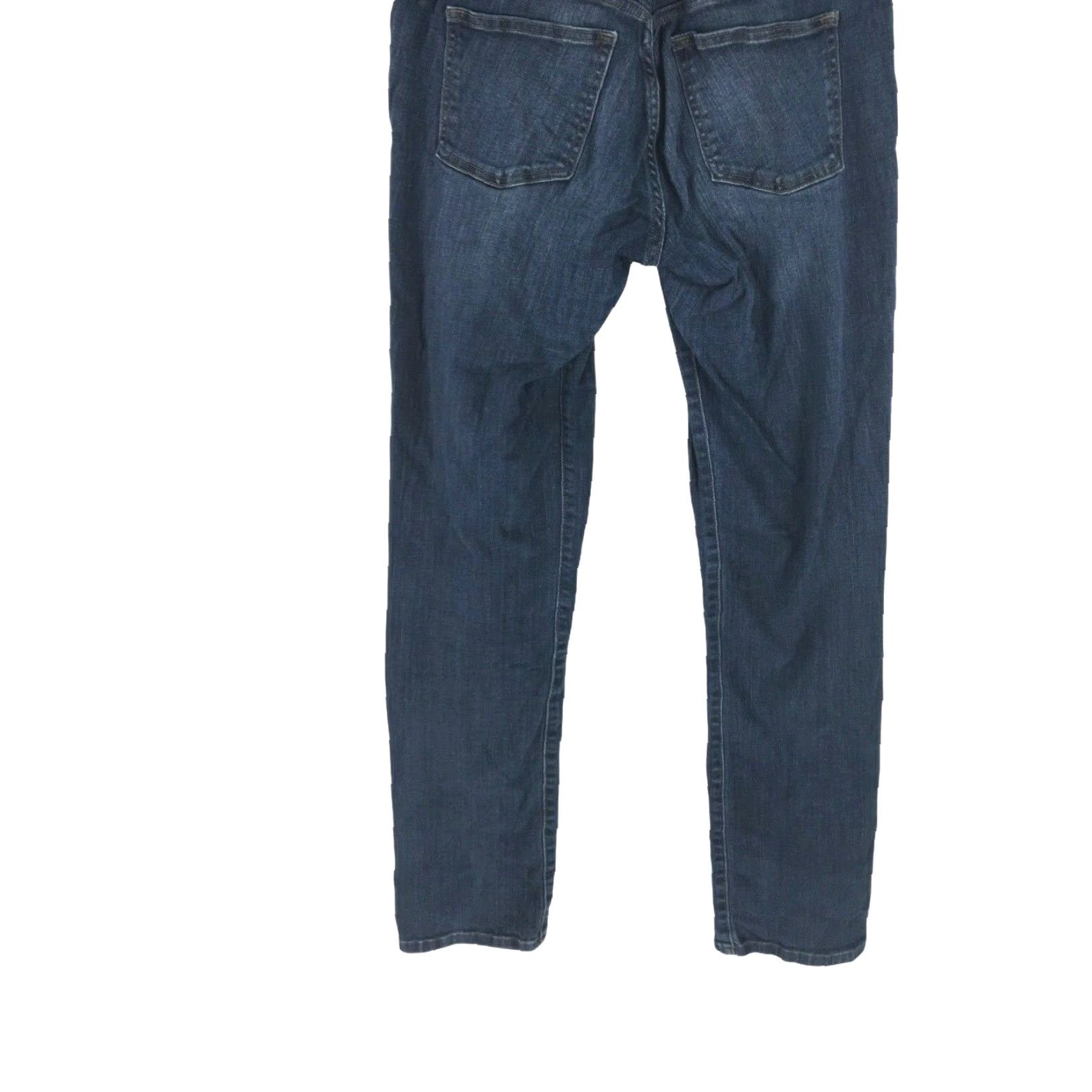Denime VINTAGE Warp + Weft Jeans Oakland Straight Regular Denim Blue 29x33 Mens 29 Regular Blue Vintage 90s Style Mens Jeans Size US 29 - 3 Thumbnail