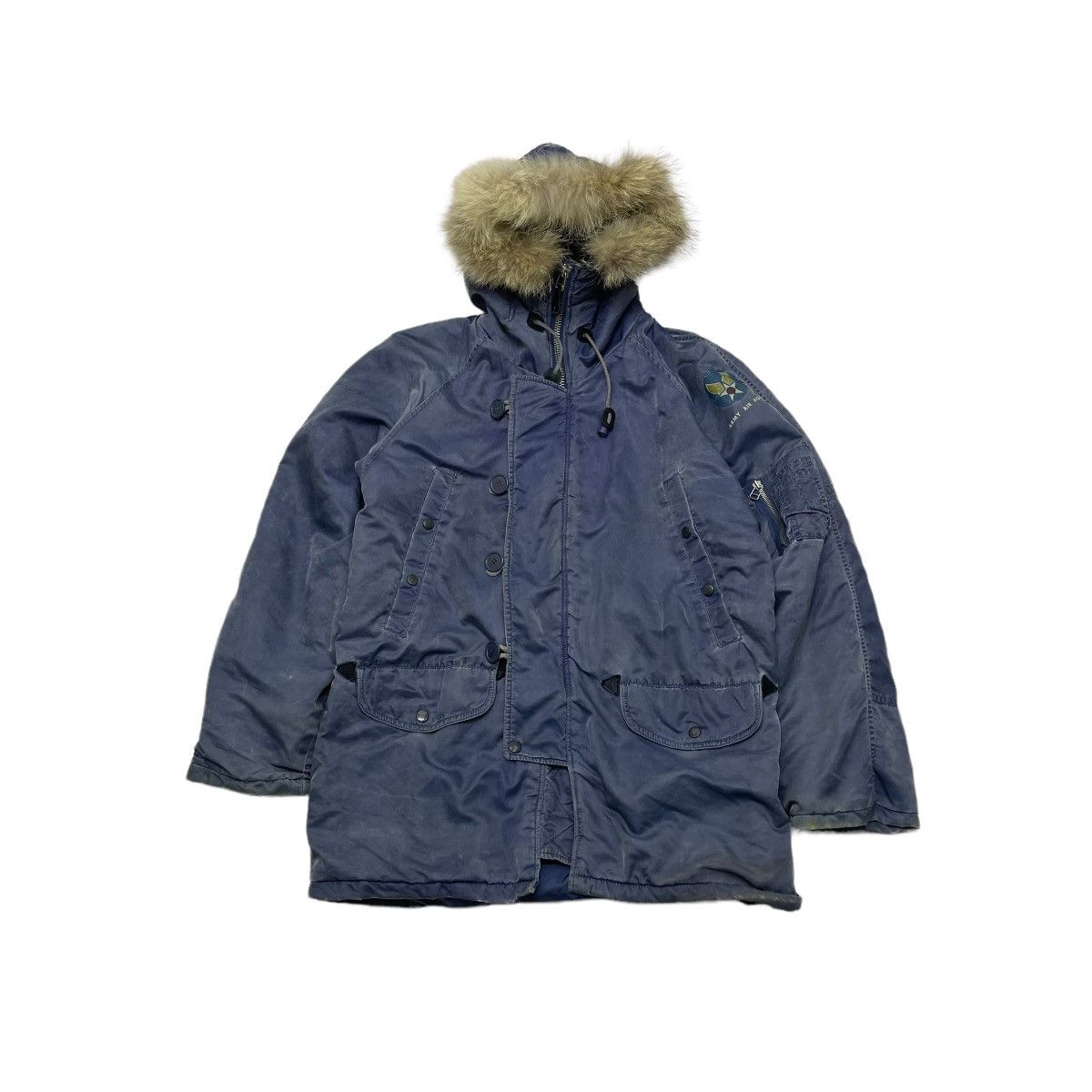 Avirex ?Vintage Dog Fight Us Air Force Type N3B Fur Jacket | Grailed