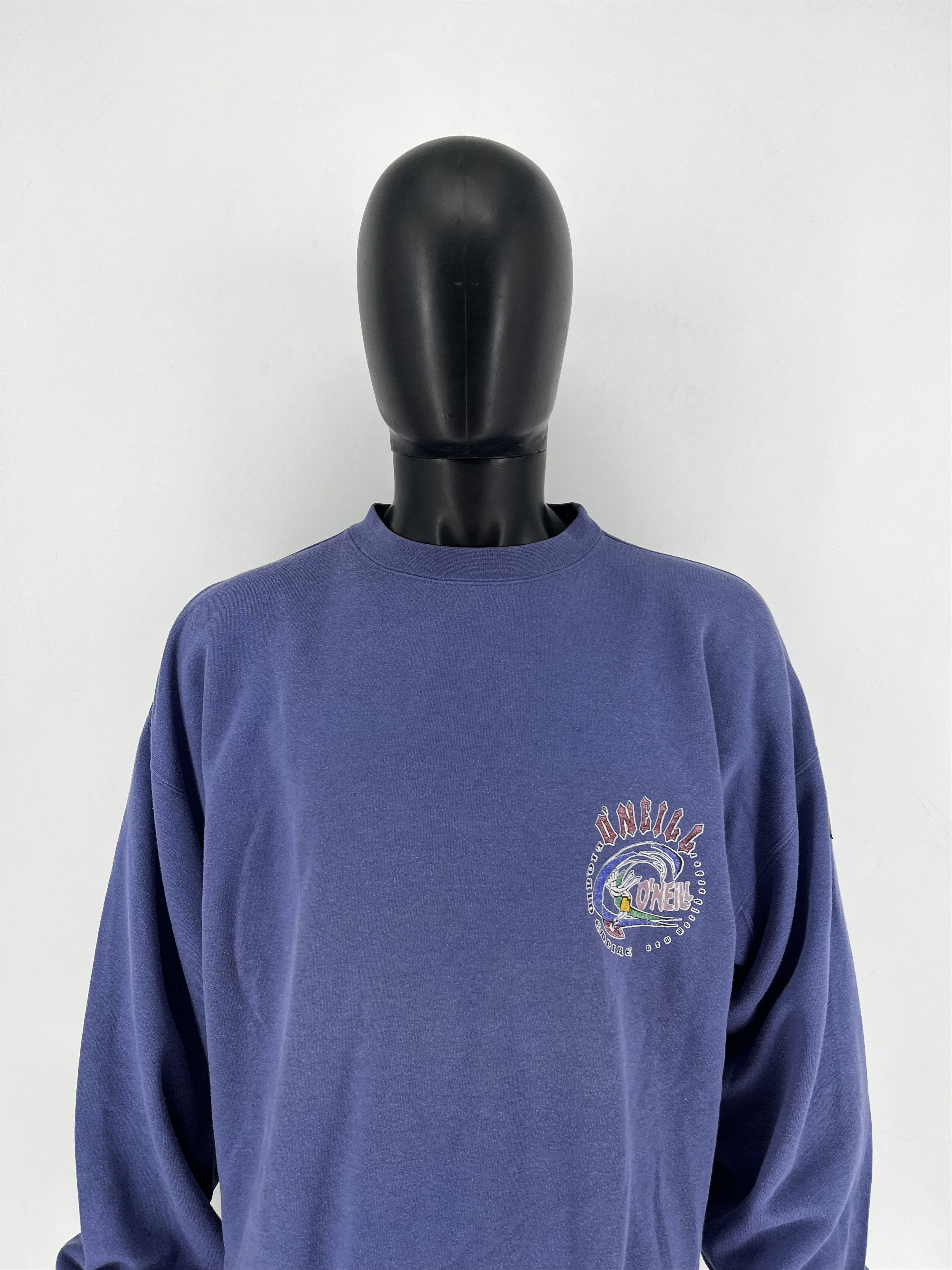 O'Neill Share 90s O’Neill Vintage Blue Crewneck Sweatshirt XL Size US XL / EU 56 / 4 - 3 Thumbnail