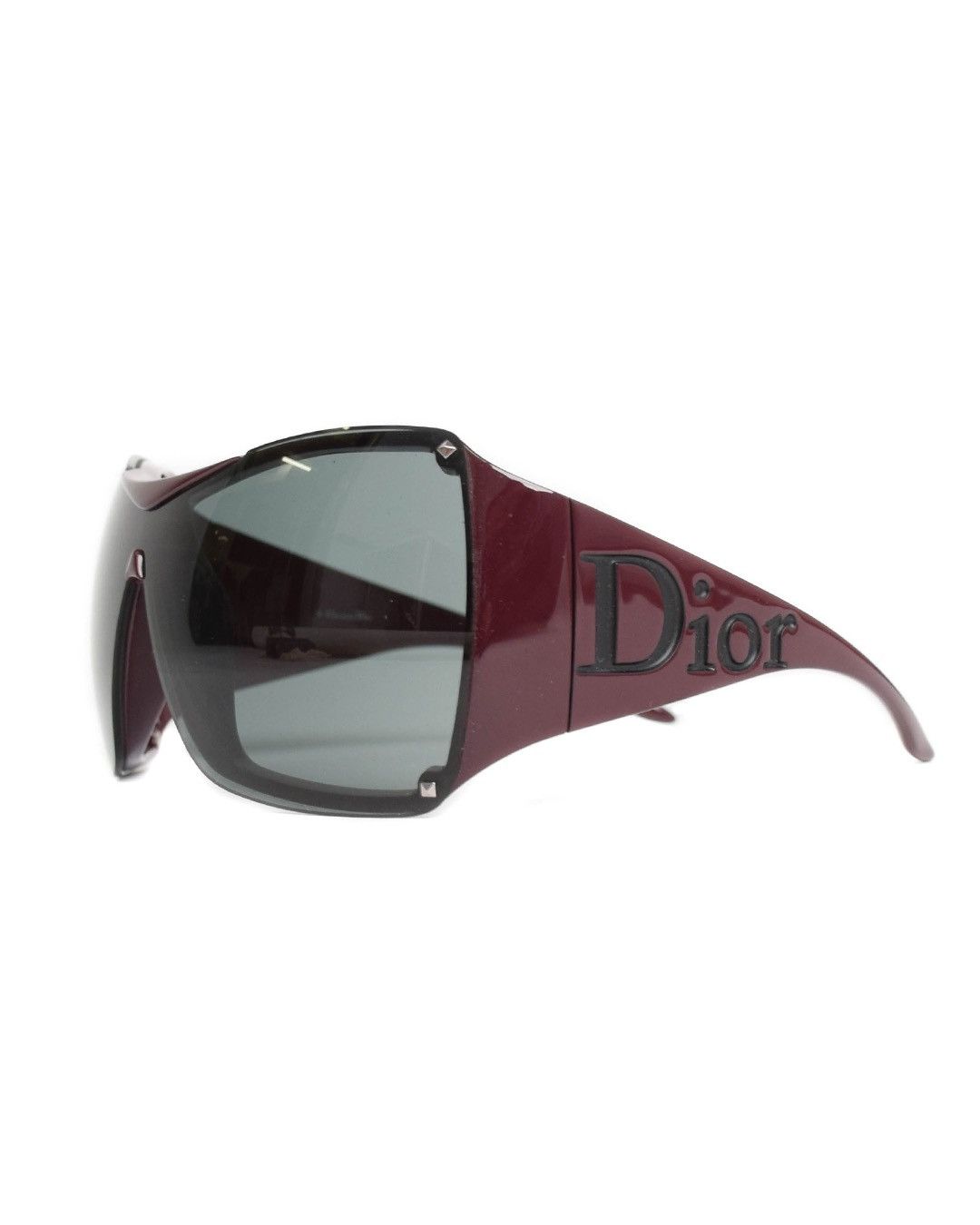image of Dior Overshine 1 S/s2005 Glasses In Burgundy in Black, Women's