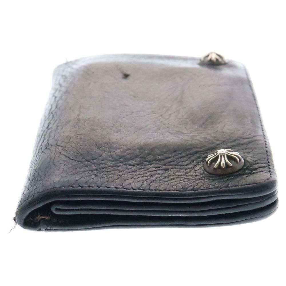 小物 Chrome Hearts 1 Zip Wallet Cross Ball CHROME HEARTS Black 1Zip Cross Ball Wallet