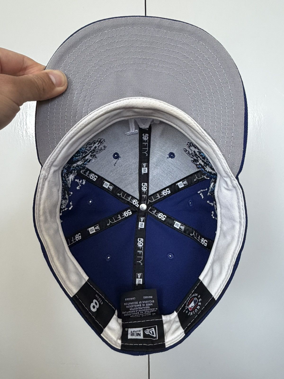 New Era NEW ERA 59FIFTY LOS ANGELES DODGERS CAP HAT MLB TONAL WAVE 8 Size ONE SIZE - 9 Thumbnail